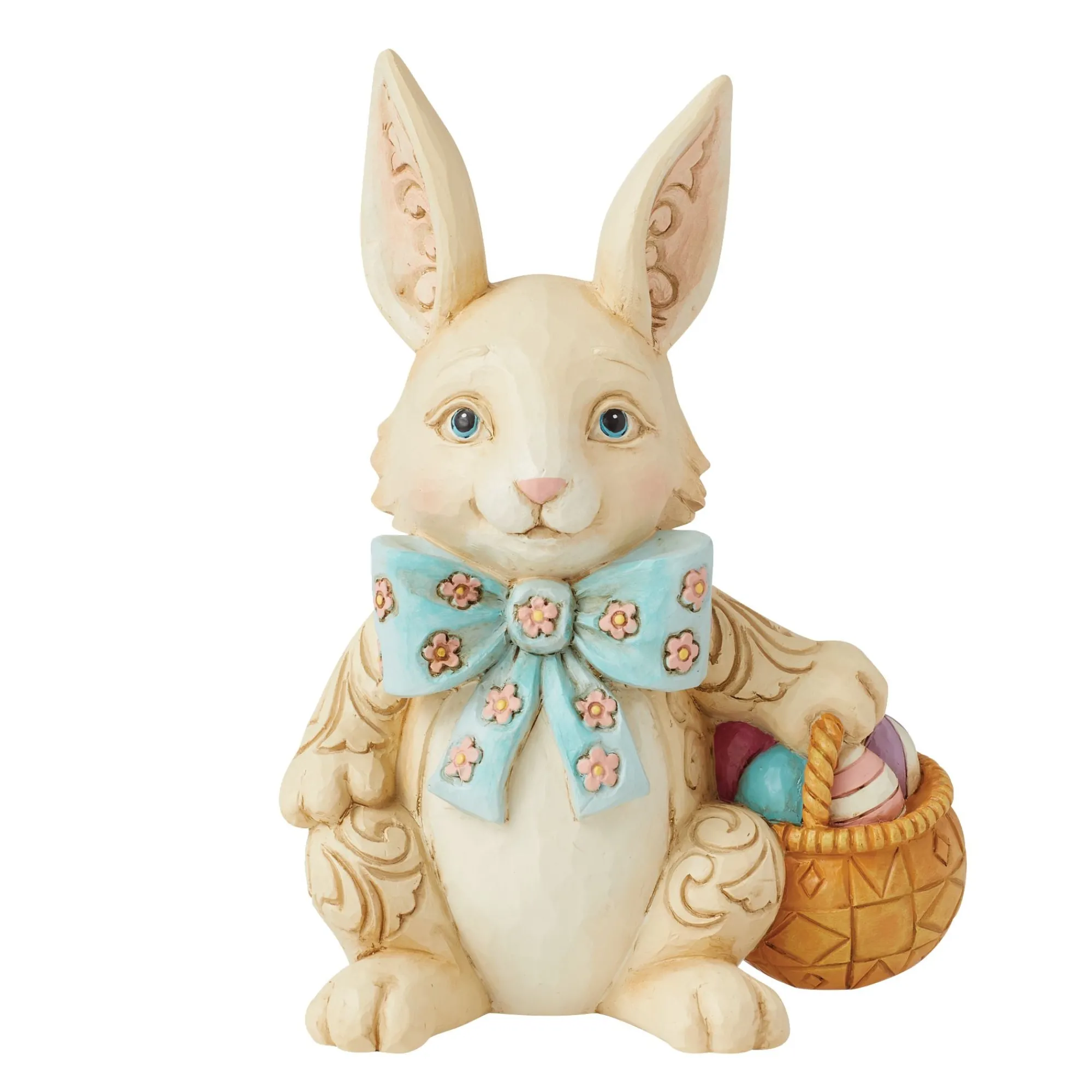 Enesco Gift Figurines | Easter Bunny with Bow Pint Fig