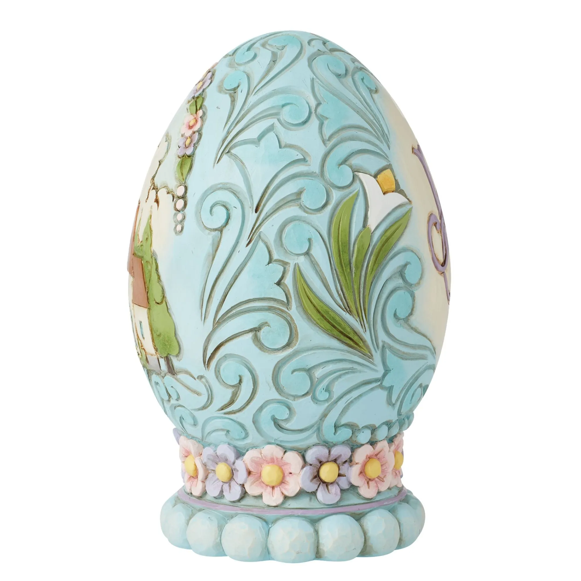 Enesco Gift Figurines | Religious | Egg with Church Scene Figurine