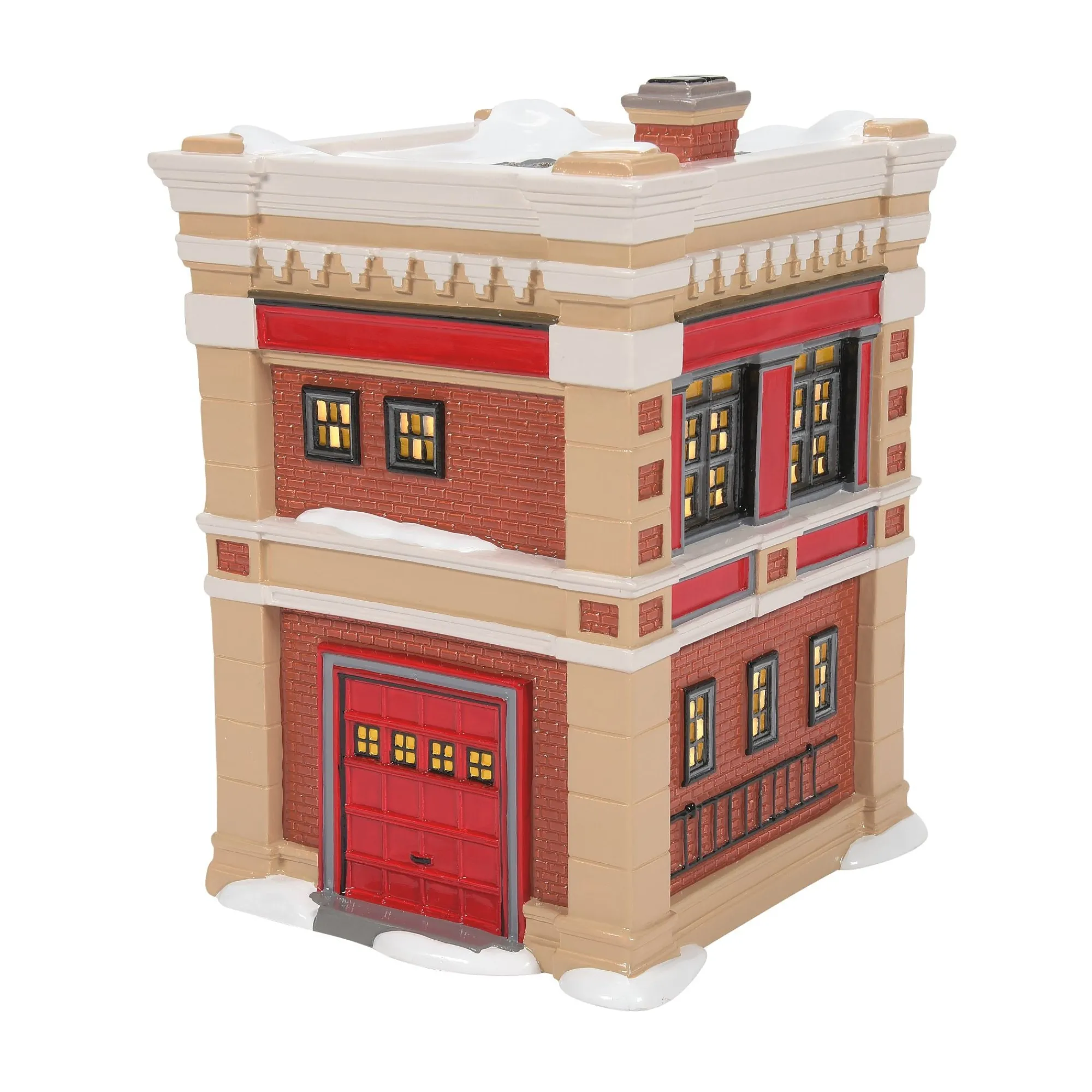 Department 56 Village Lighted Buildings | Engine 223 Fire House