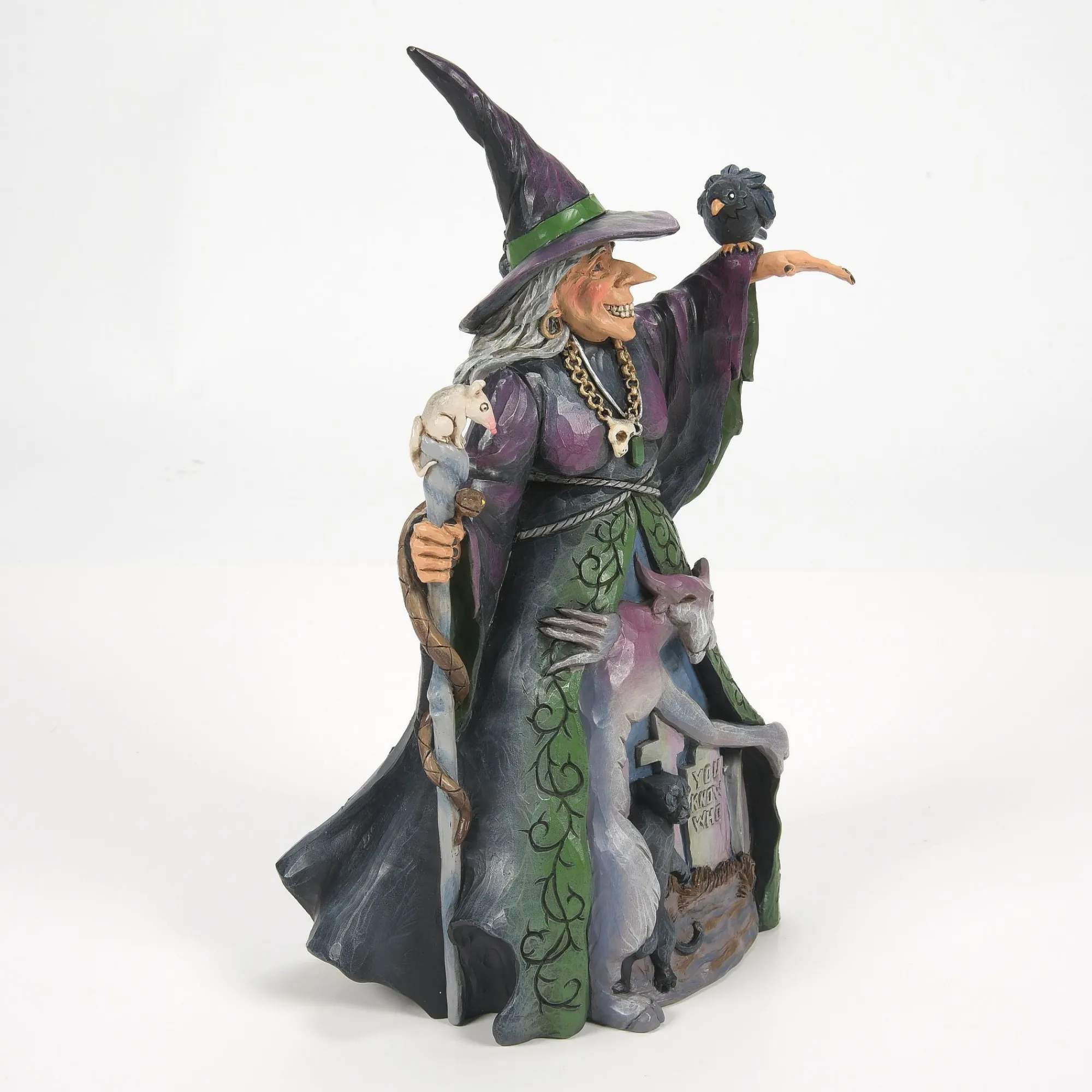 Enesco Gift Figurines | Evil Witch withGraveyard Fig