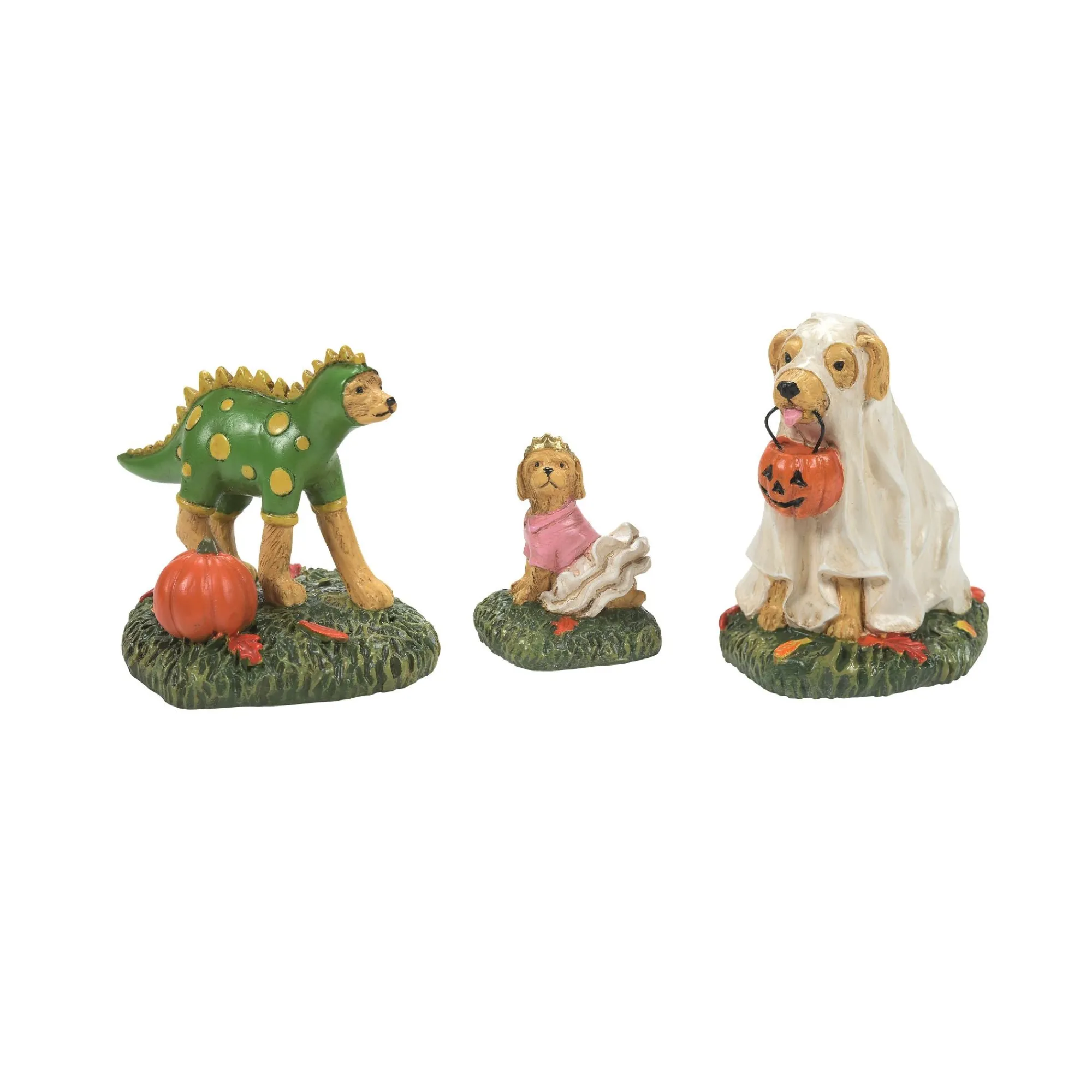 Department 56 Village Parts And Accessories | Family Hlwn Pups ST/3