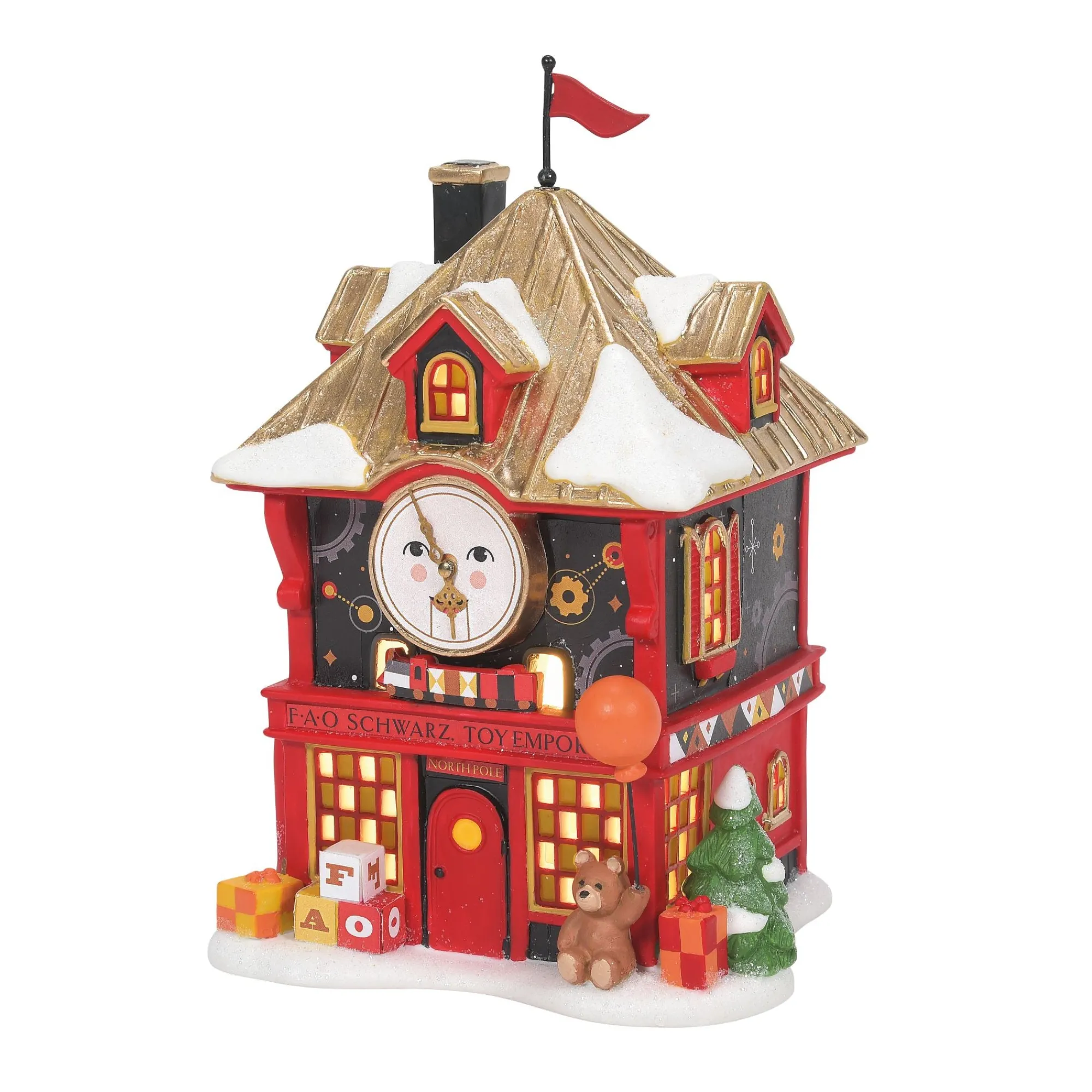 Department 56 Village Lighted Buildings | FAO SCHWARZ TOY EMPORIUM