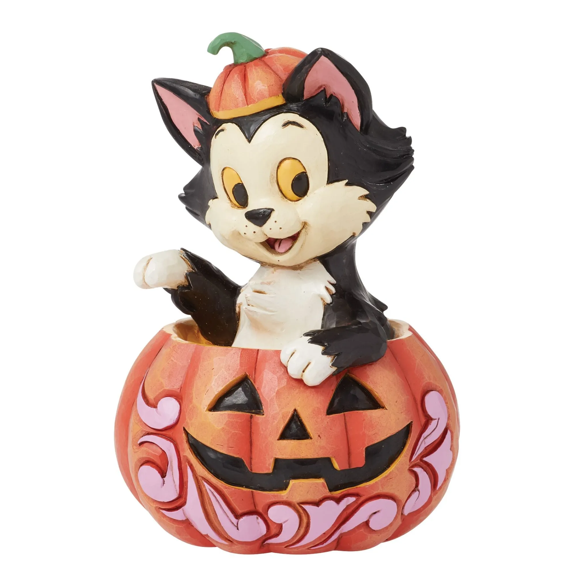 Enesco Gift Figurines | Figaro in Jack-O-Lantern Mini