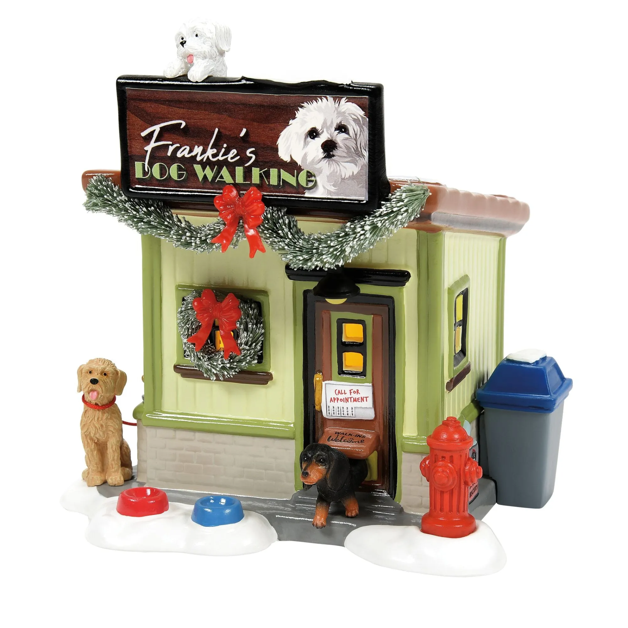 Department 56 Village Lighted Buildings | Frankie's Dog Walking Co.