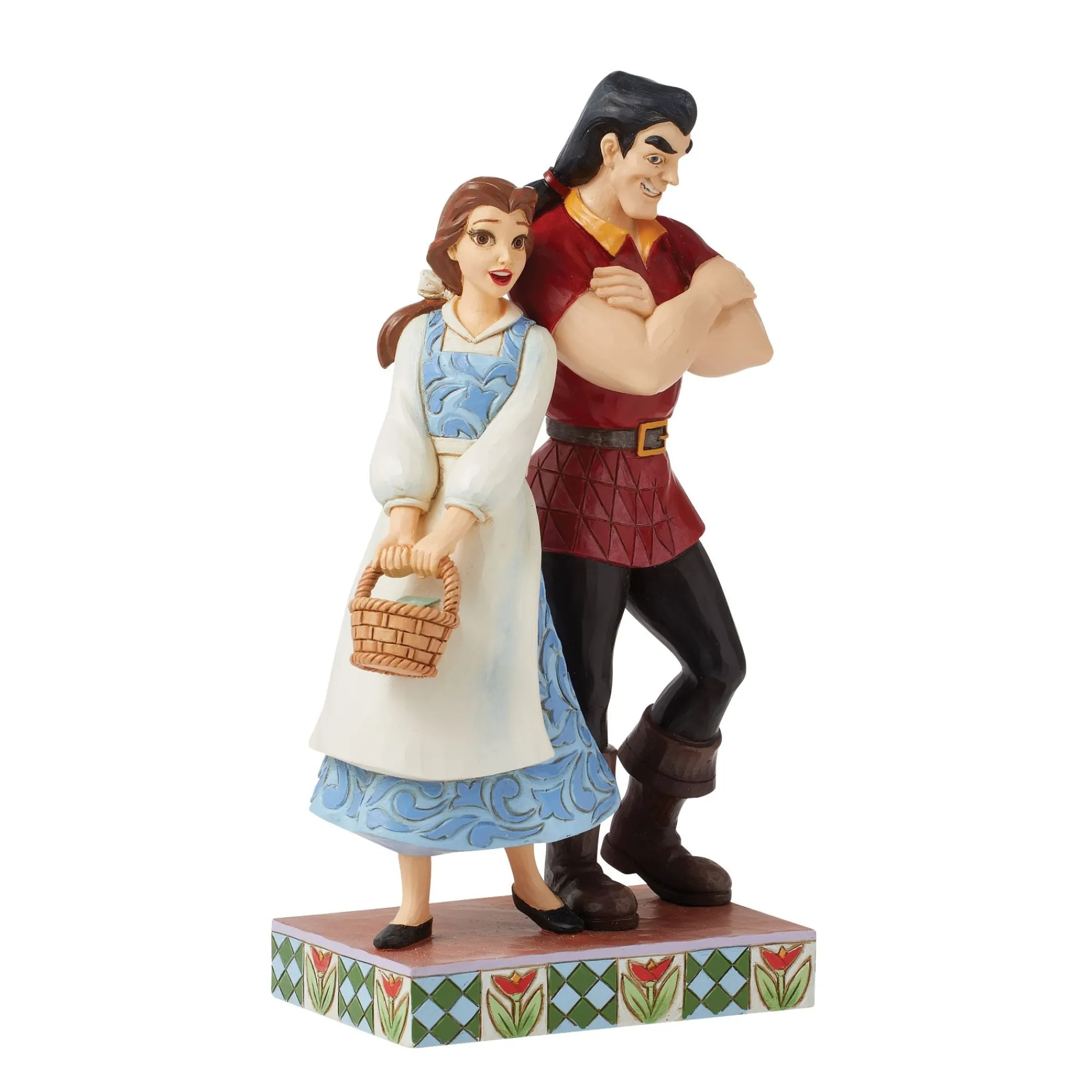 Enesco Gift Figurines | Gaston vs Belle Good vs Evil