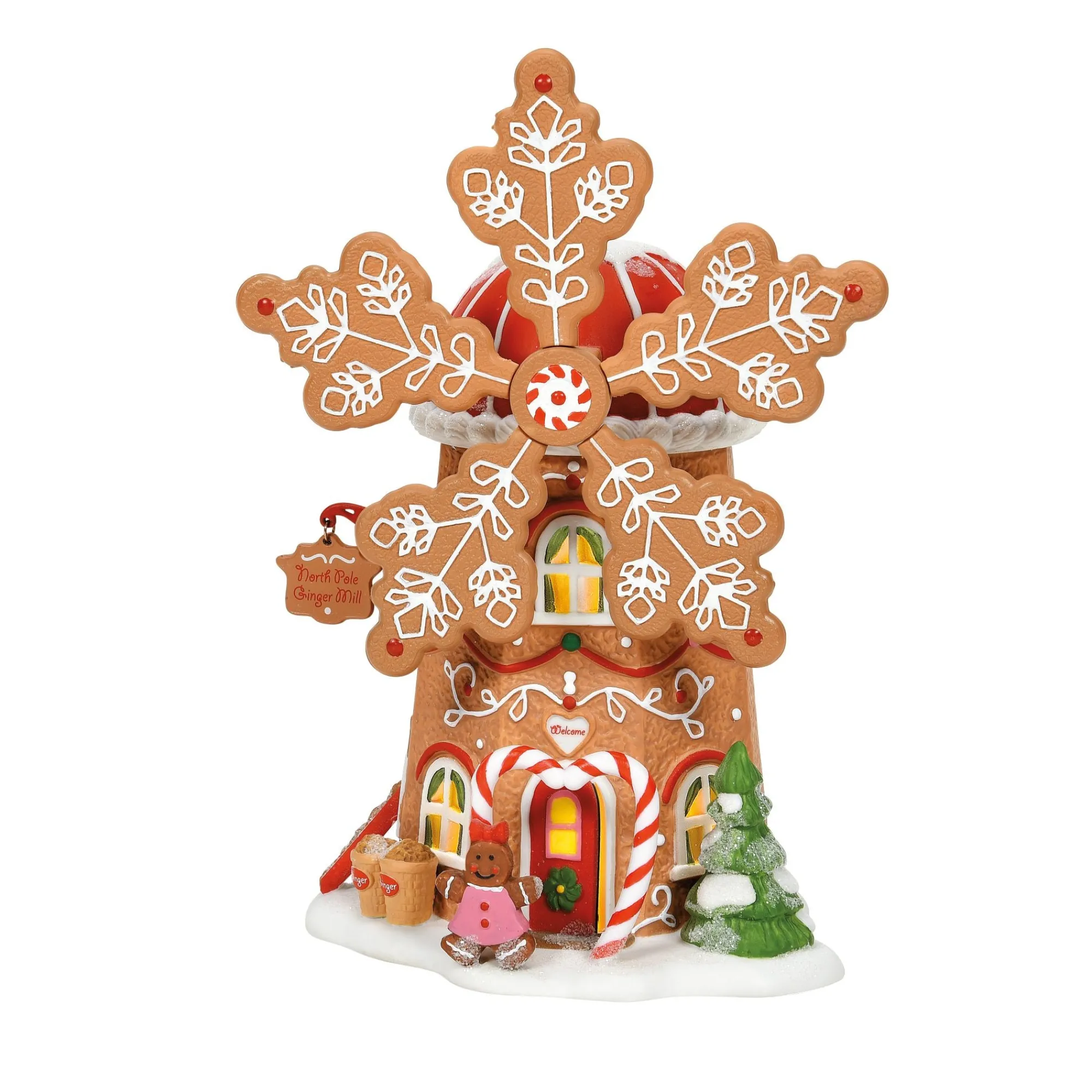 Department 56 Village Lighted Buildings | Gingerbread Cookie Mill