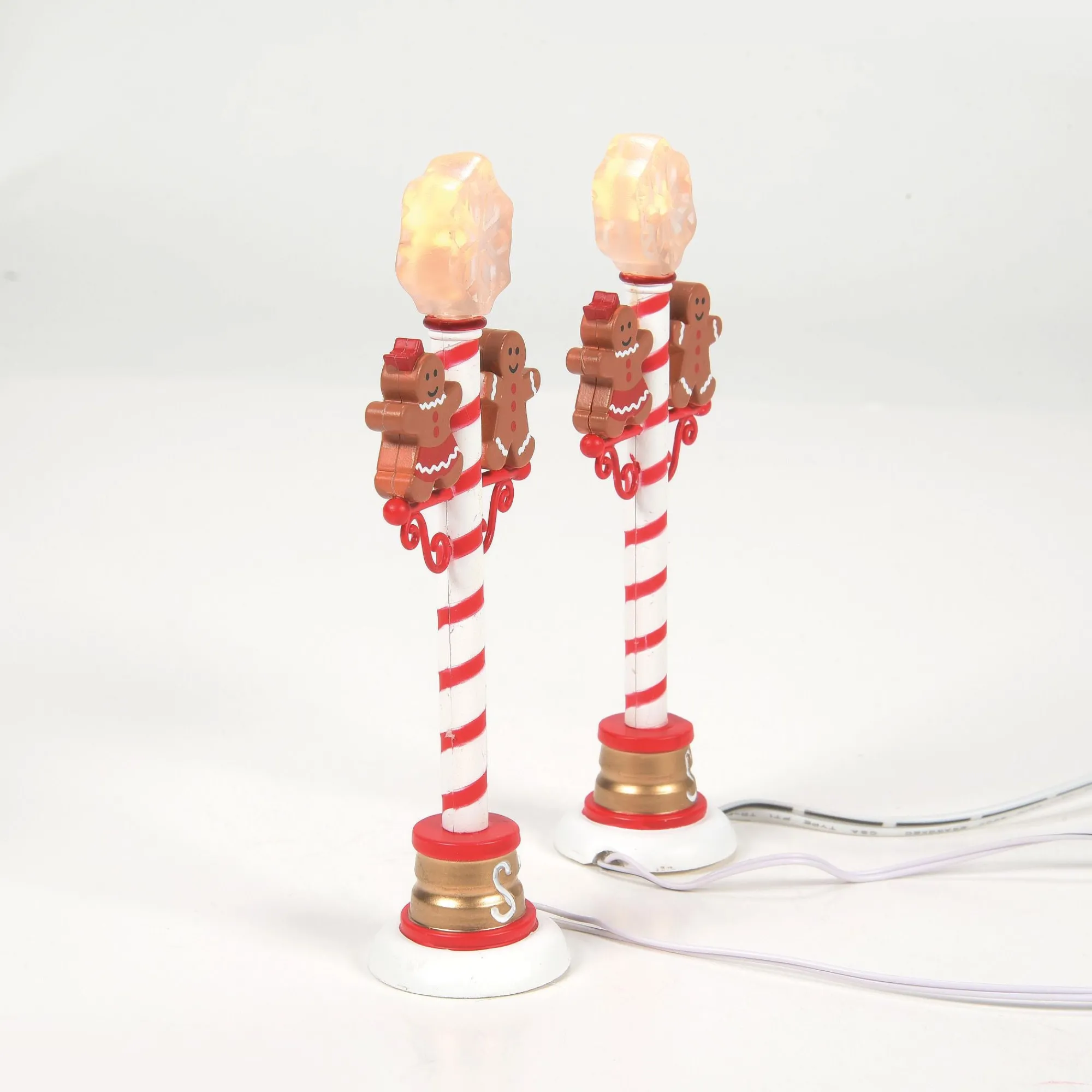 Department 56 Village Parts And Accessories | Gingerbread Street Lights