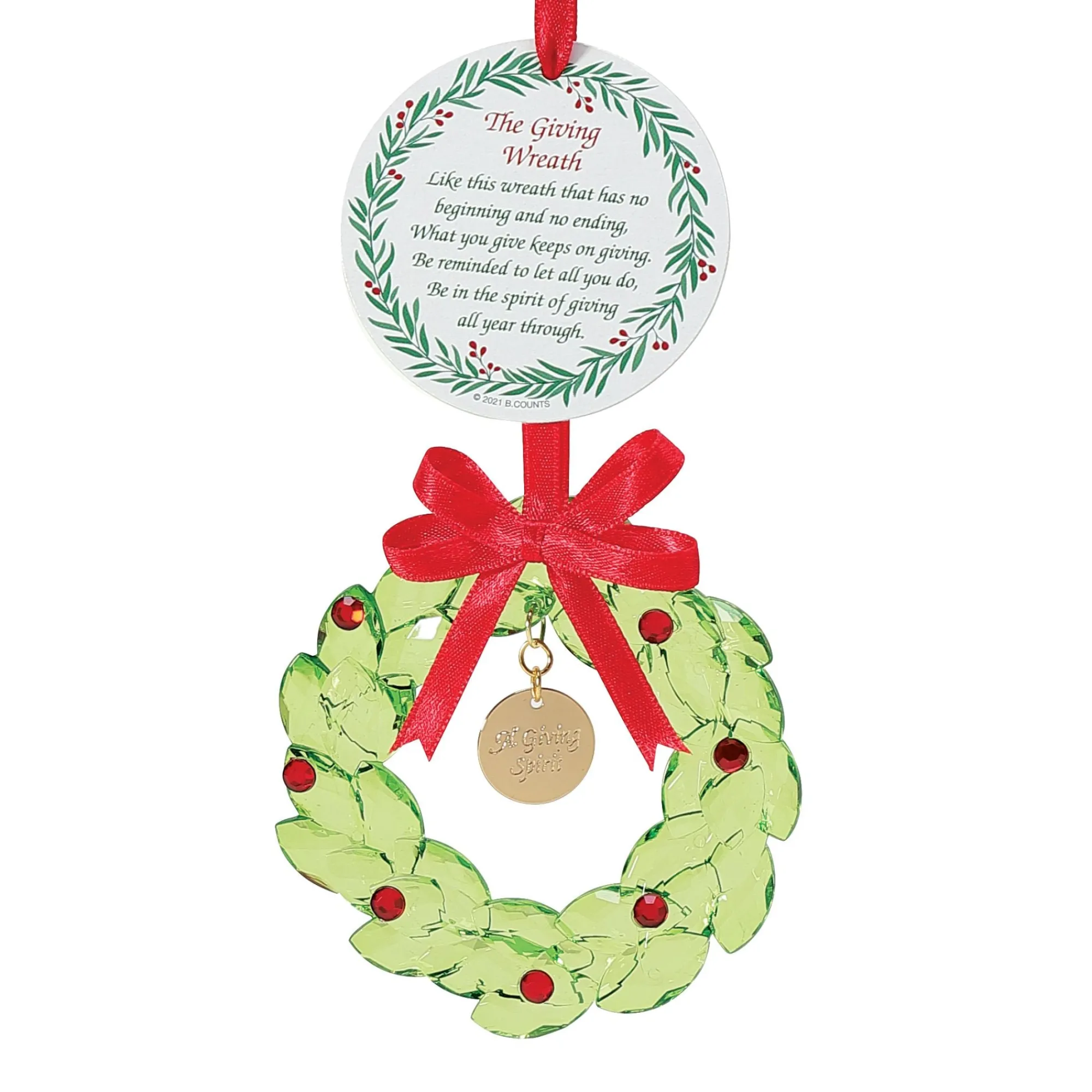 Enesco Gift Ornaments | Giving Wreath Ornament