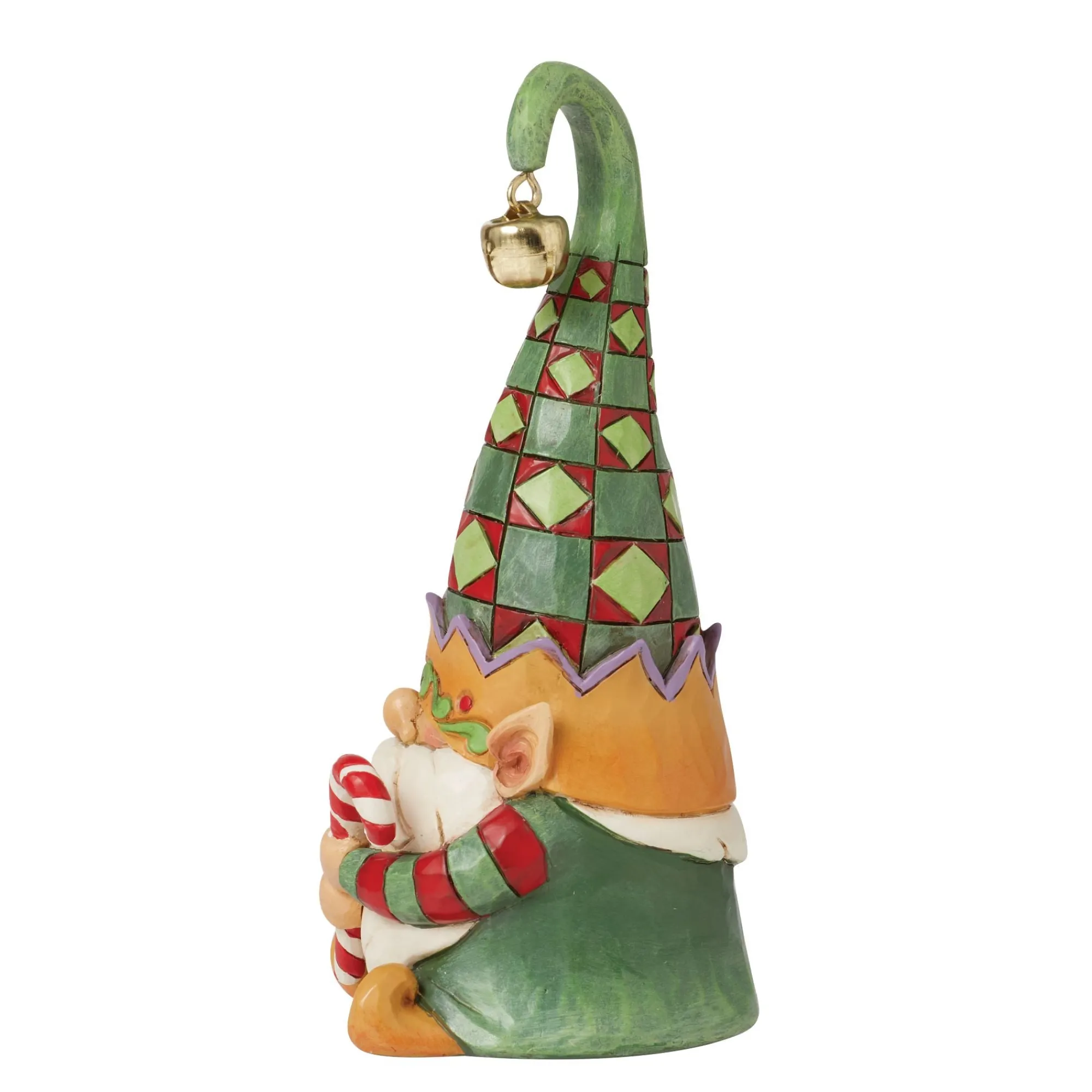 Enesco Gift Figurines | Gnome Elf Hold Candy Cane Fig