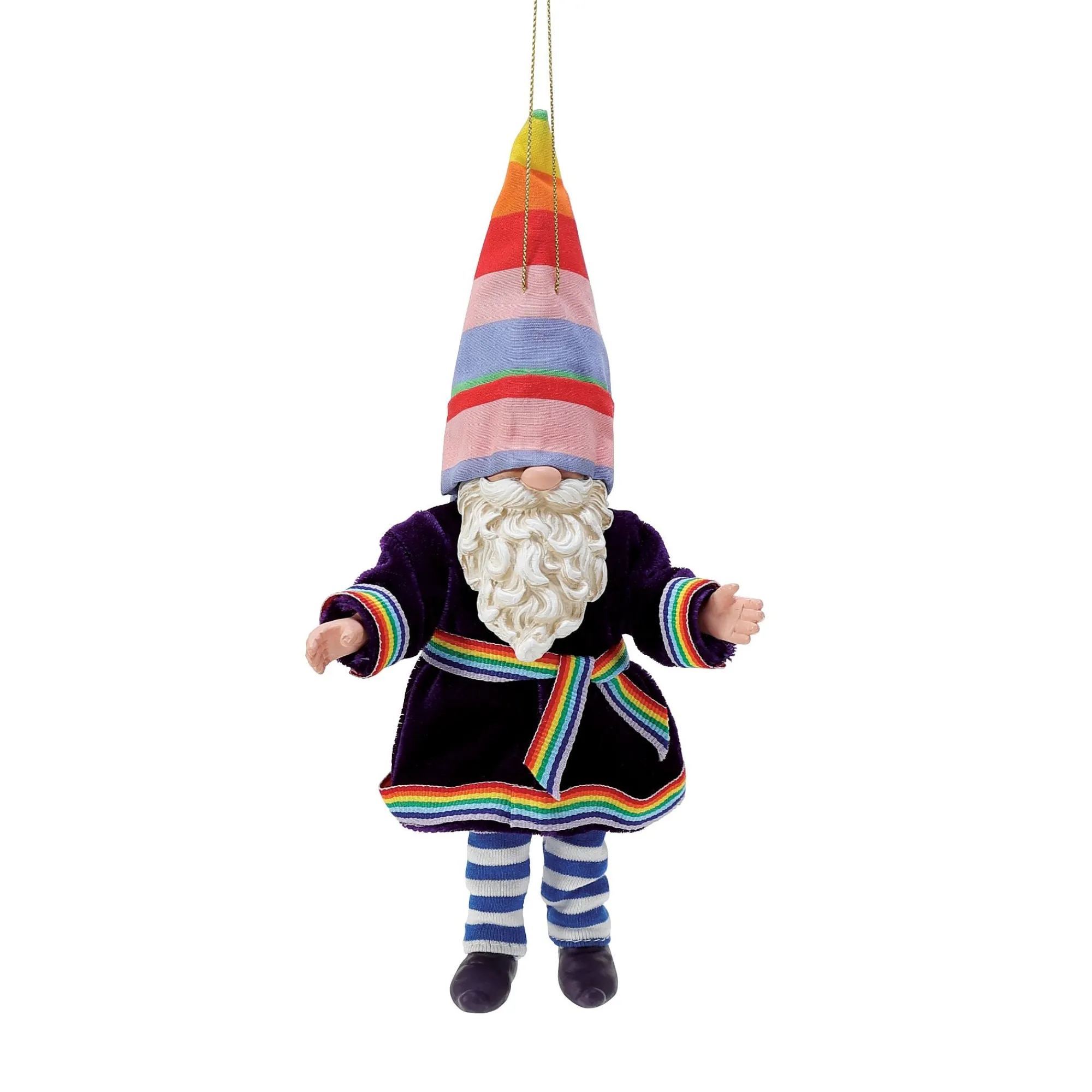 Department 56 Ornaments | Santas | Gnome Rainbow Orn