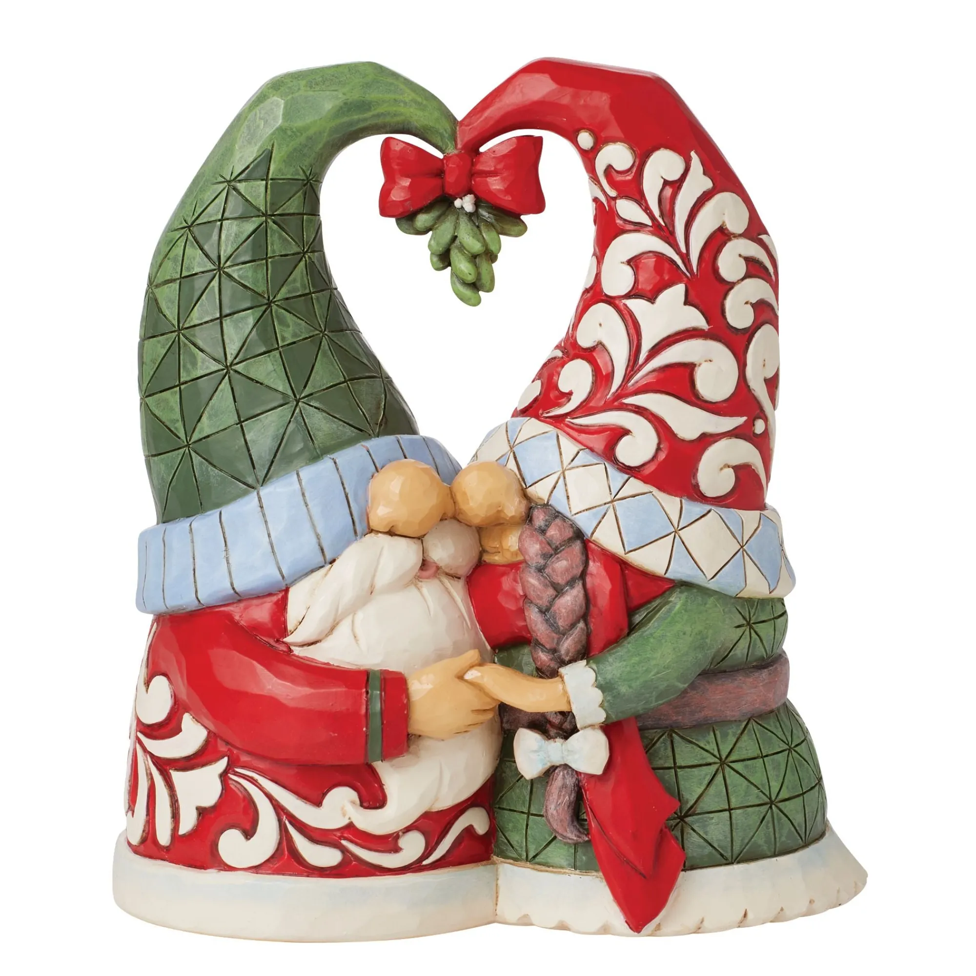 Enesco Gift Figurines | Gnomes Mistletoe Couple Fig