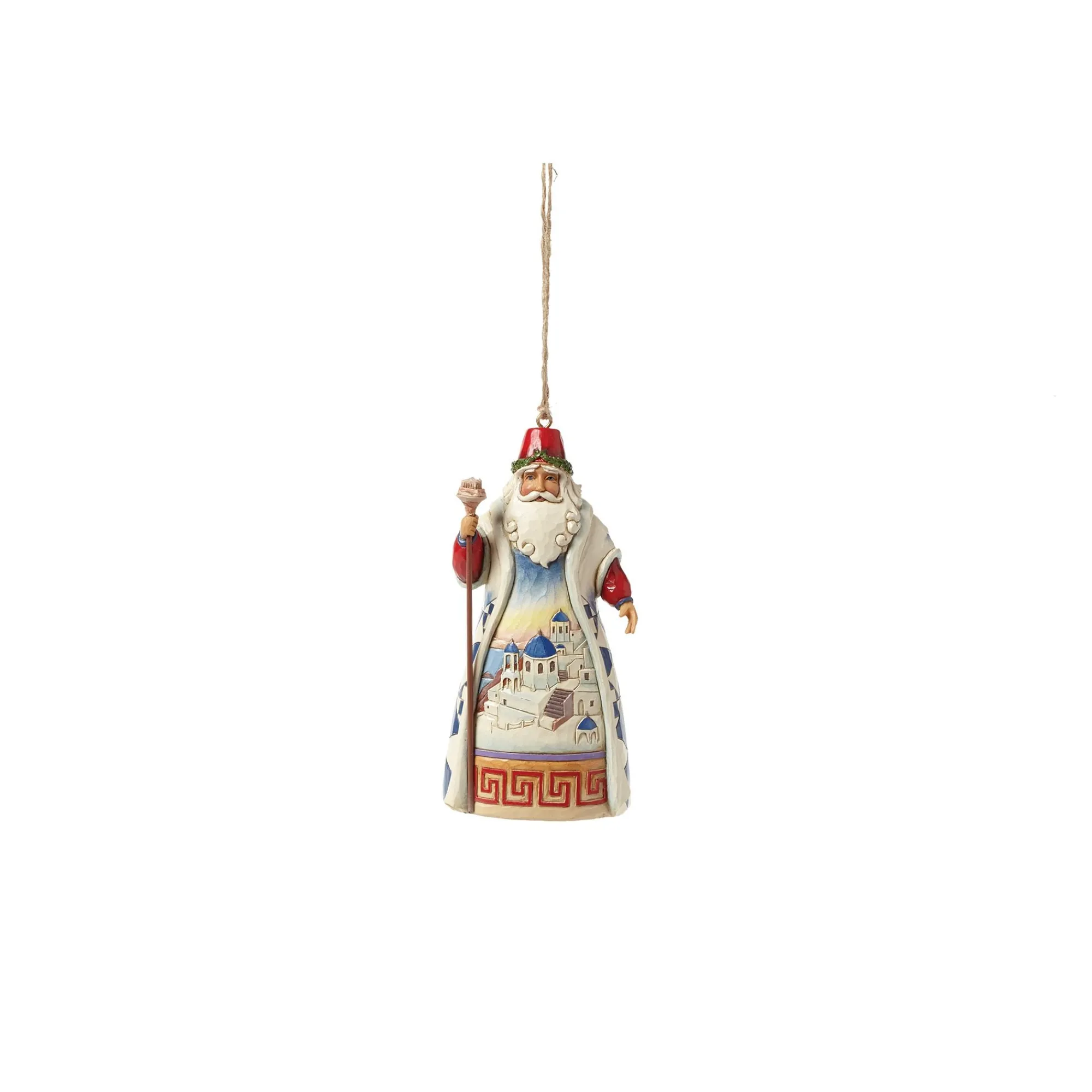 Enesco Gift Ornaments | Santas | Greek Santa Ornament