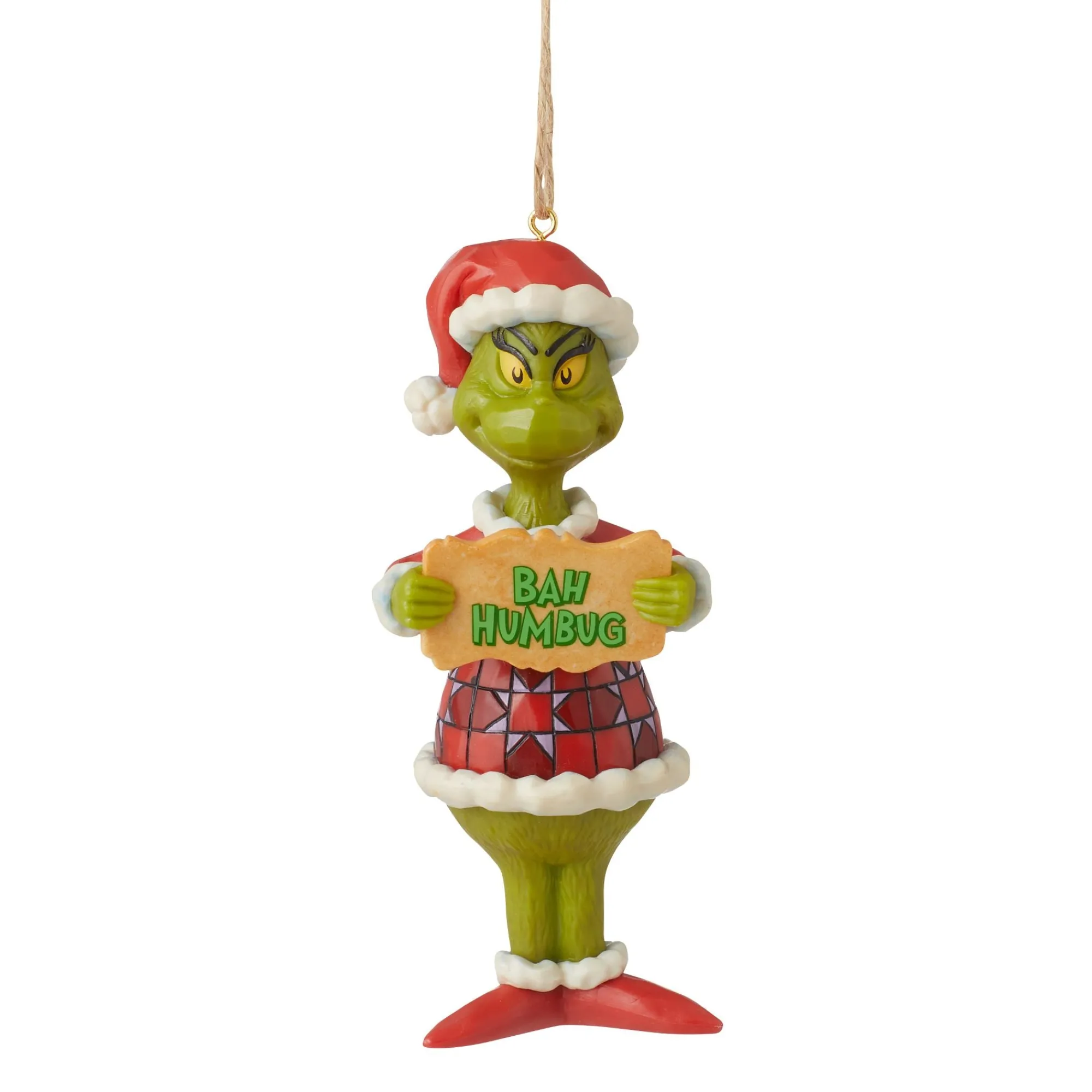 Enesco Gift Ornaments | Grinch Bah Humbug PVC Ornament