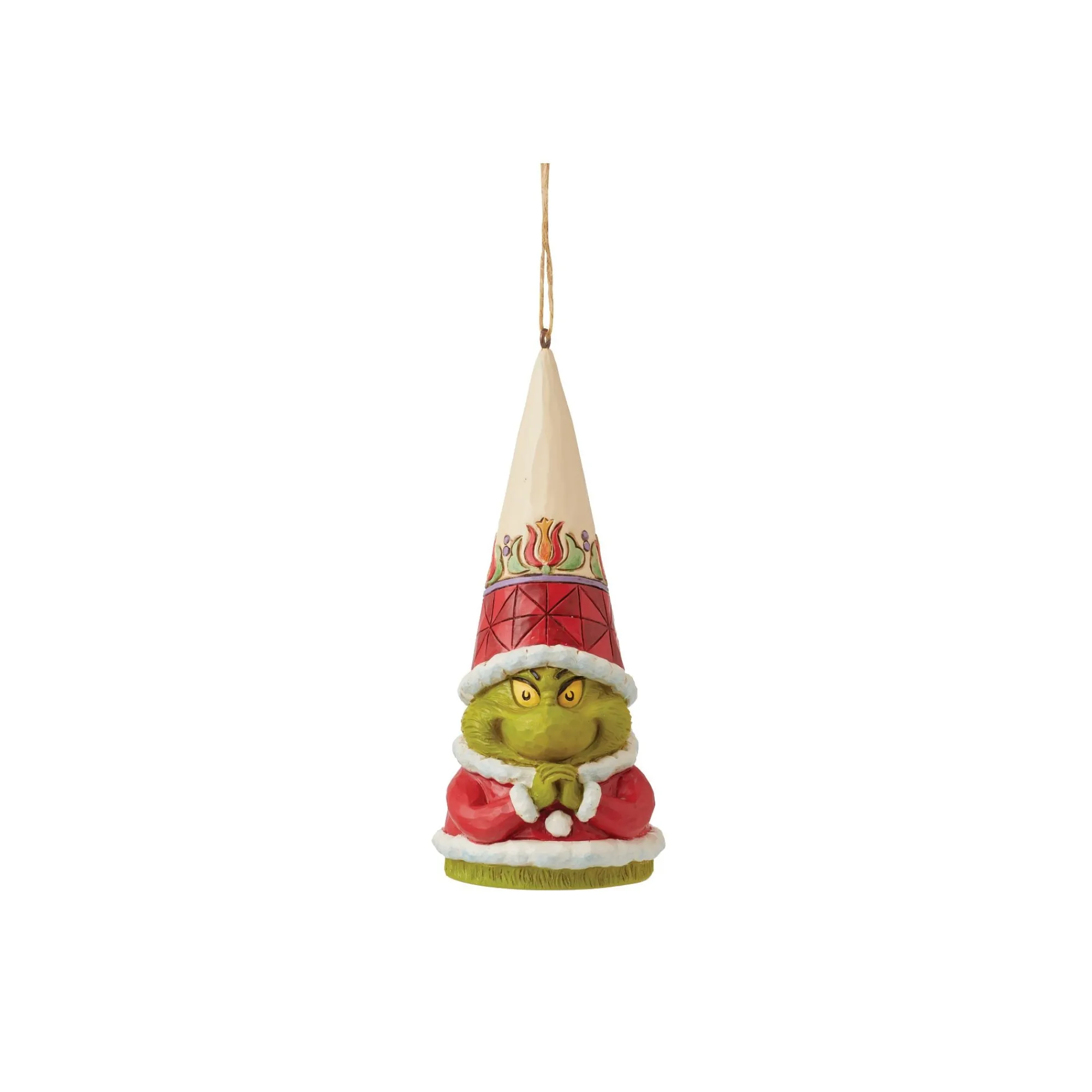 Enesco Gift Ornaments | Santas | Grinch Gnome Hand Clenched Orn