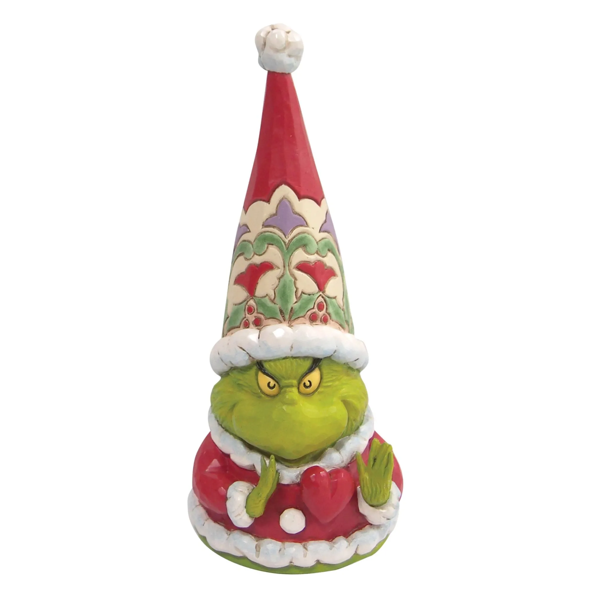 Enesco Gift Figurines | Grinch Gnome with Large Heart