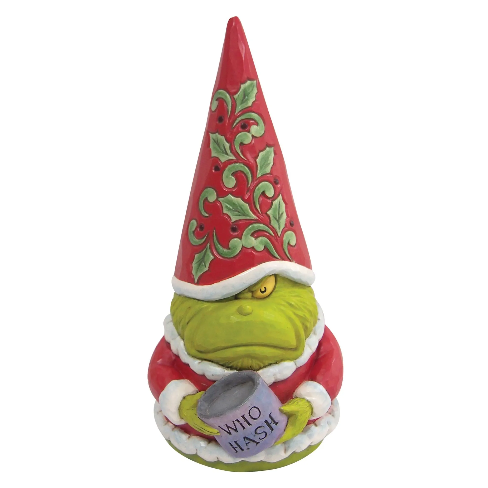 Enesco Gift Figurines | Grinch Gnome with Who Hash