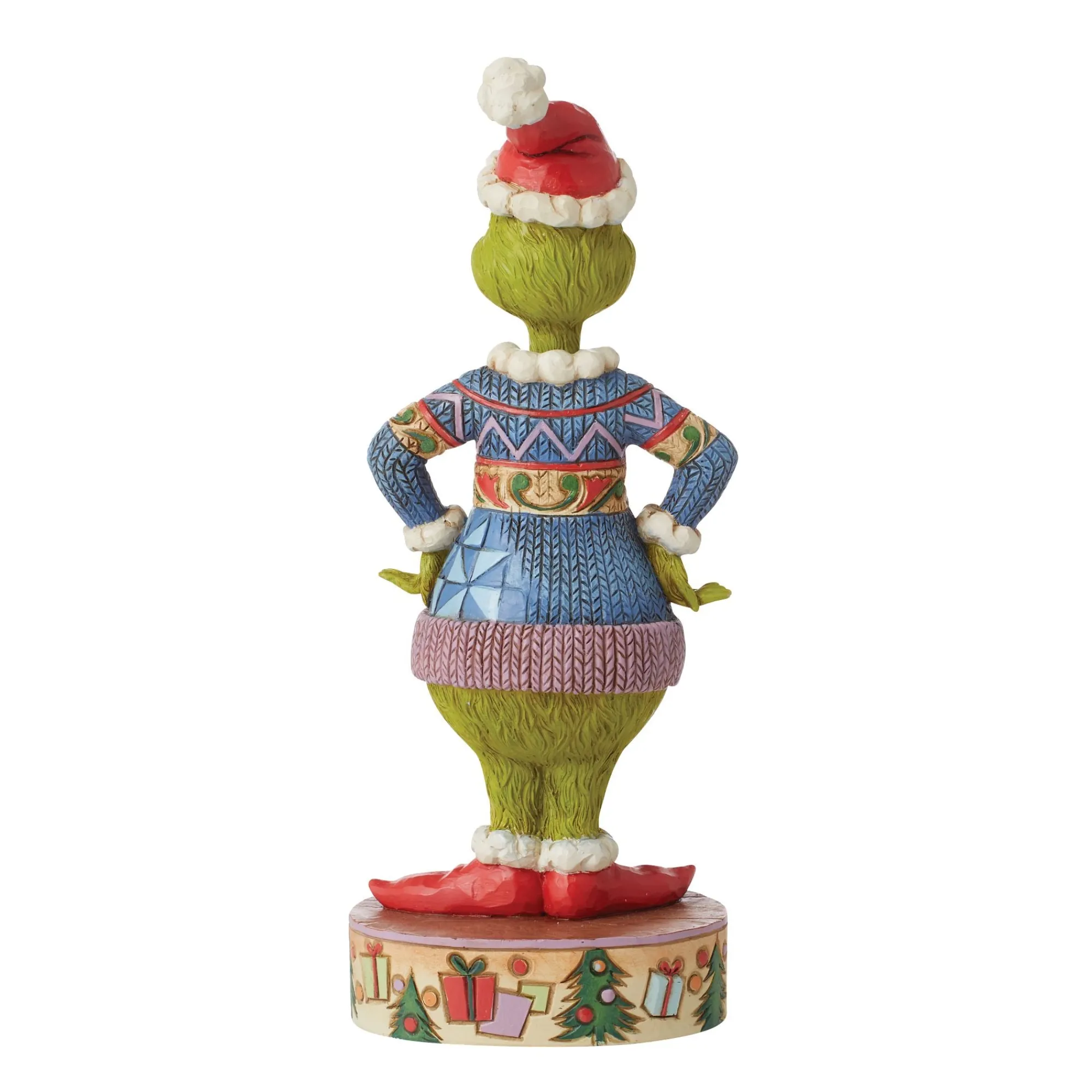 Enesco Gift Figurines | Santas | Grinch Wearing Ugly Sweater