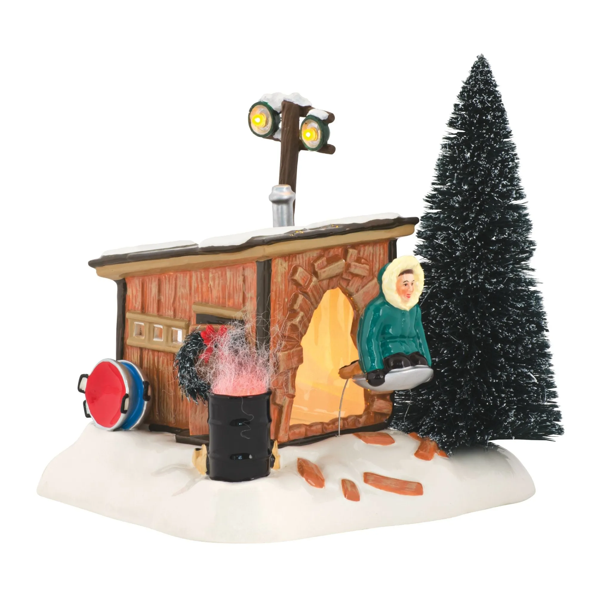 Department 56 Village Lighted Buildings | Griswold Sled Shack