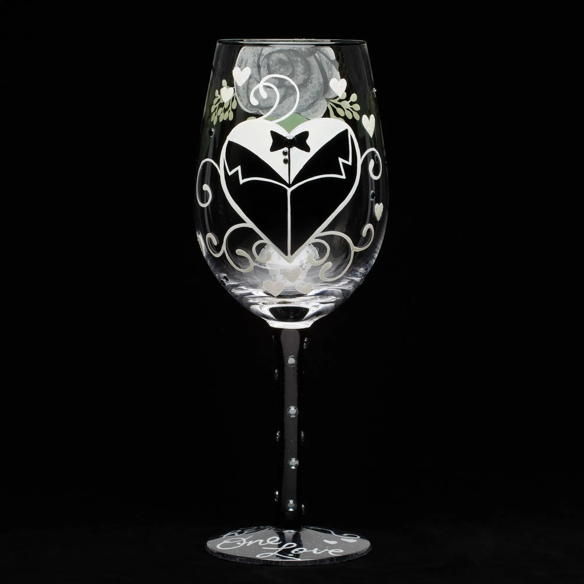 Enesco Gift Drinkware | Groom Two Hearts One Love