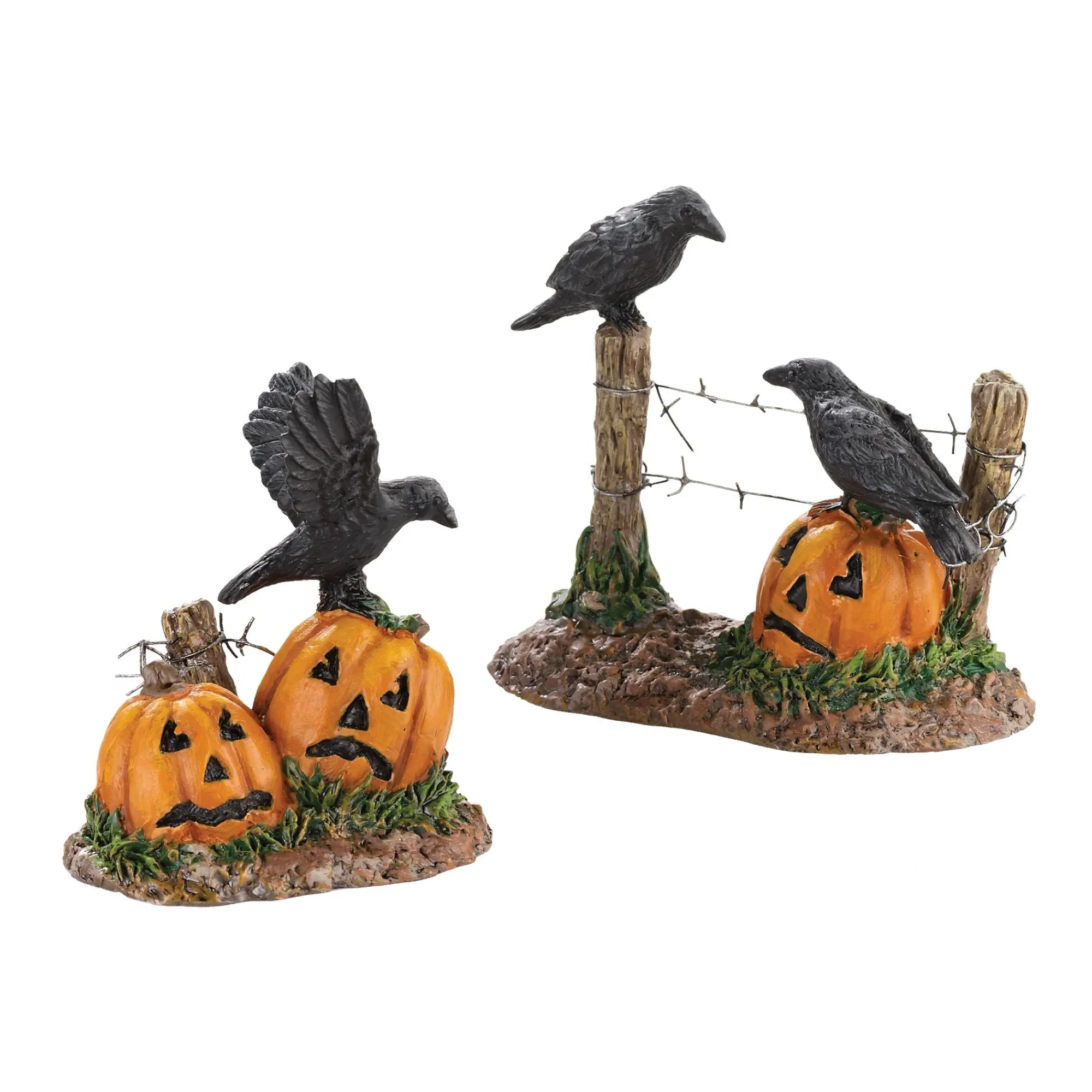 Department 56 Village Parts And Accessories | Halloween Ravens