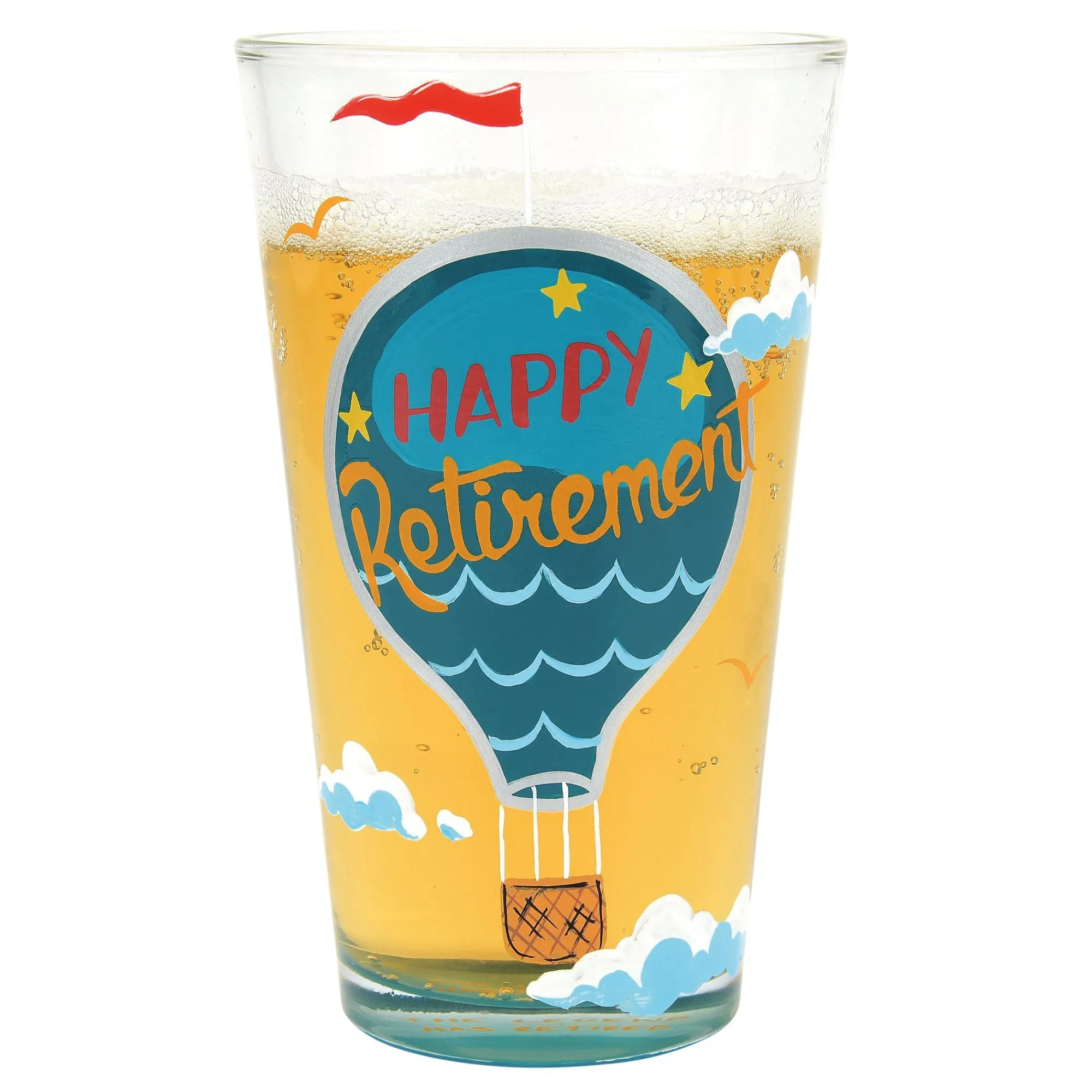 Enesco Gift Drinkware | Happy Retirement Pint Glass