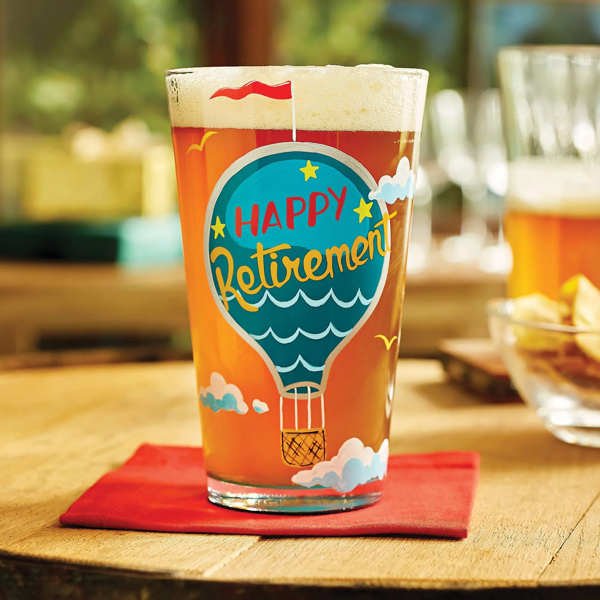 Enesco Gift Drinkware | Happy Retirement Pint Glass