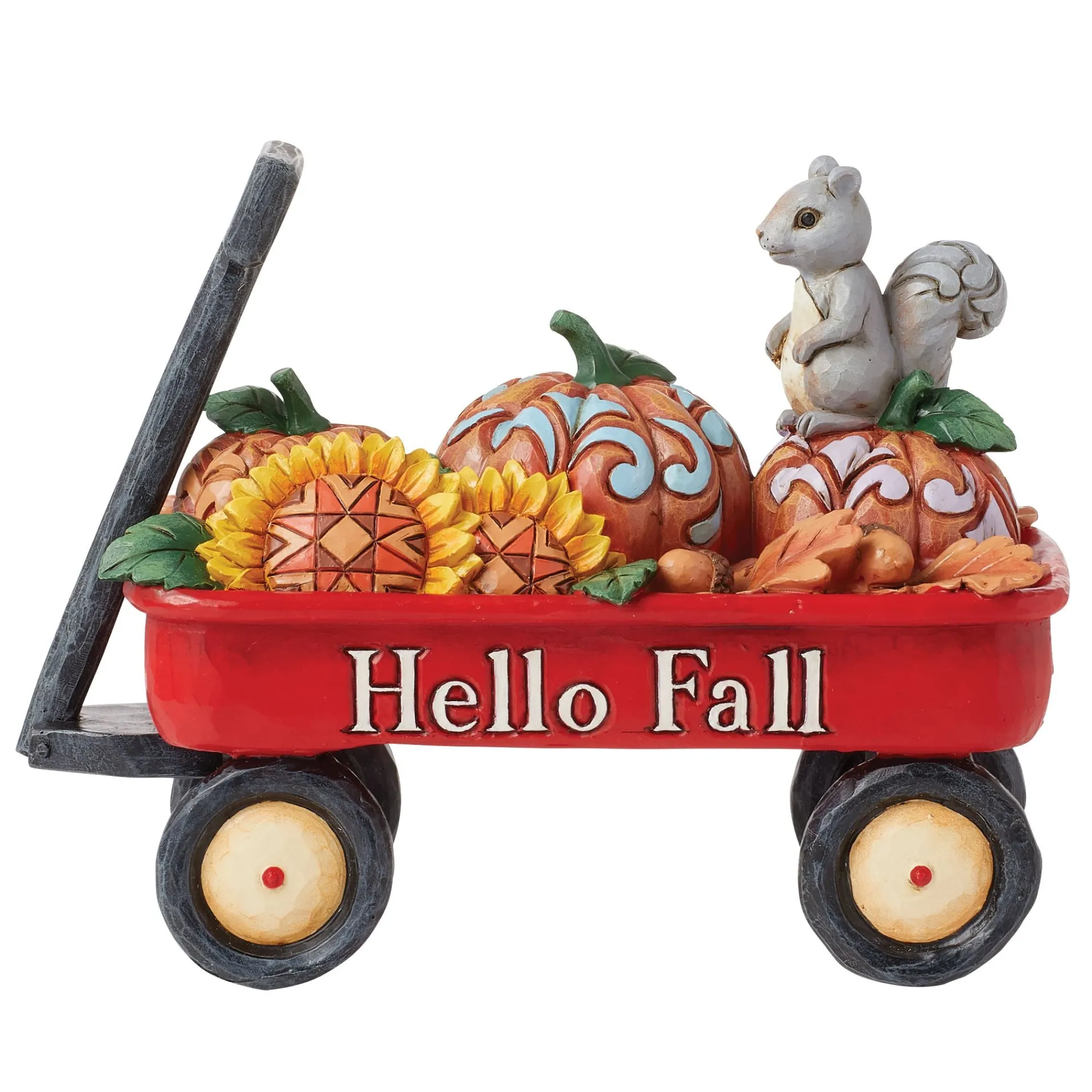 Enesco Gift Figurines | Harvest Wagon with Pumpkins