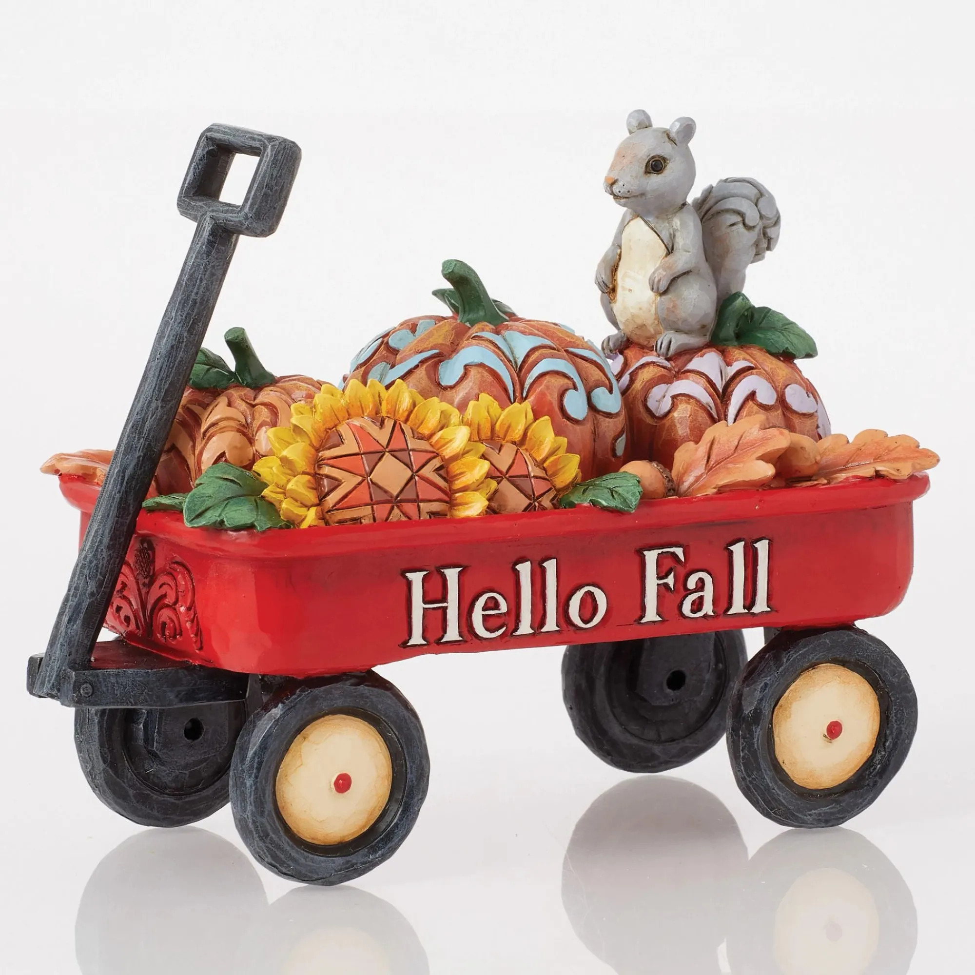 Enesco Gift Figurines | Harvest Wagon with Pumpkins