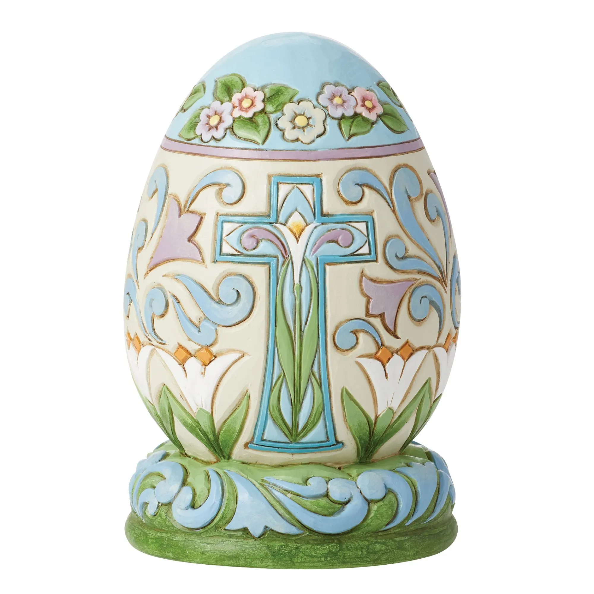 Enesco Gift Figurines | Nativity | He is Risen on Egg Fig