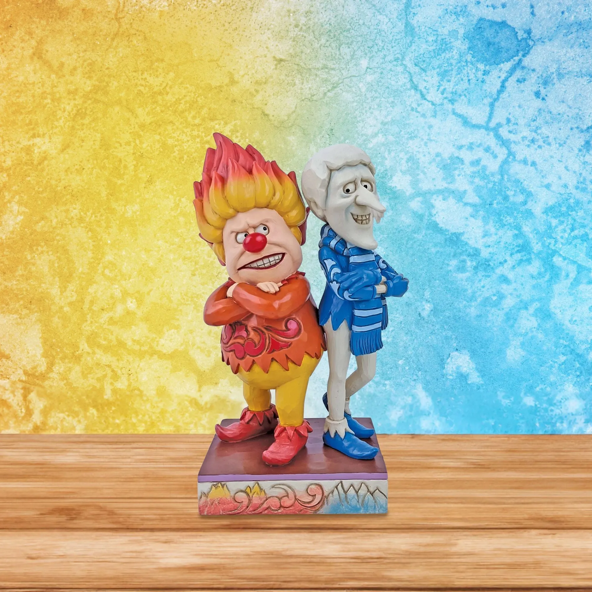 Enesco Gift Figurines | Heat & Snow Miser Back-to-Back