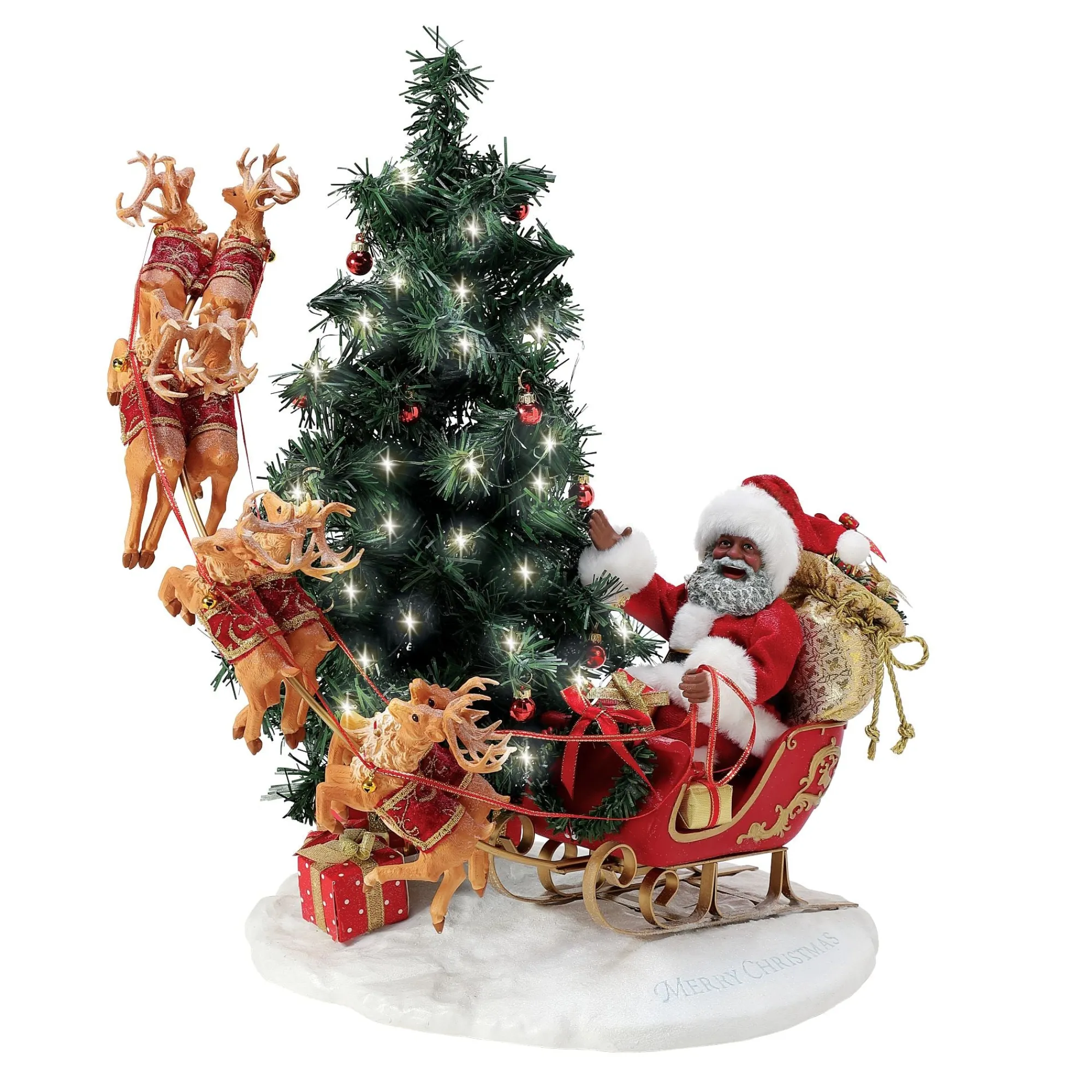 Department 56 Figurines | Santas | Here Comes Santa Claus AA