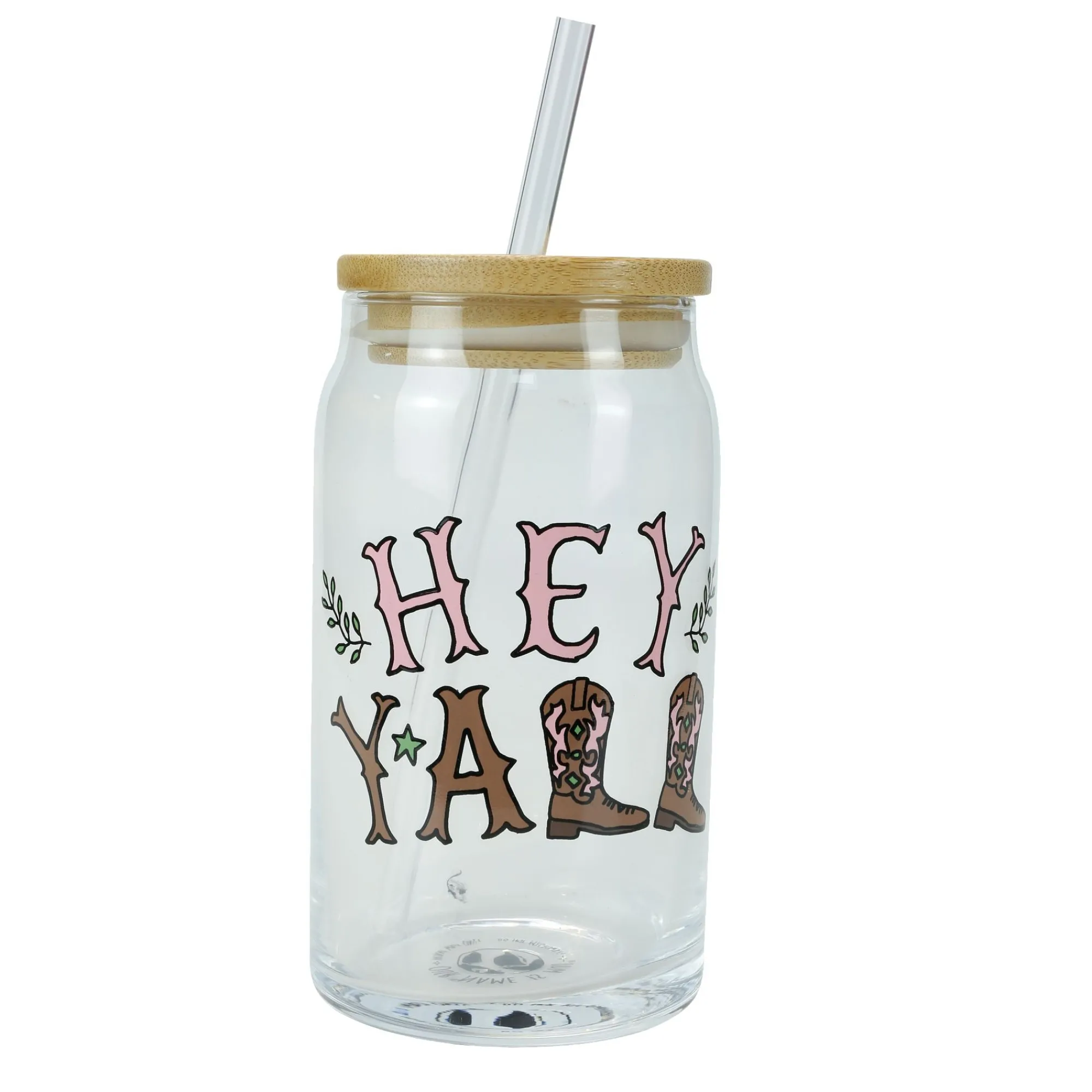 Enesco Gift Drinkware | Hey Y All Latte Glass