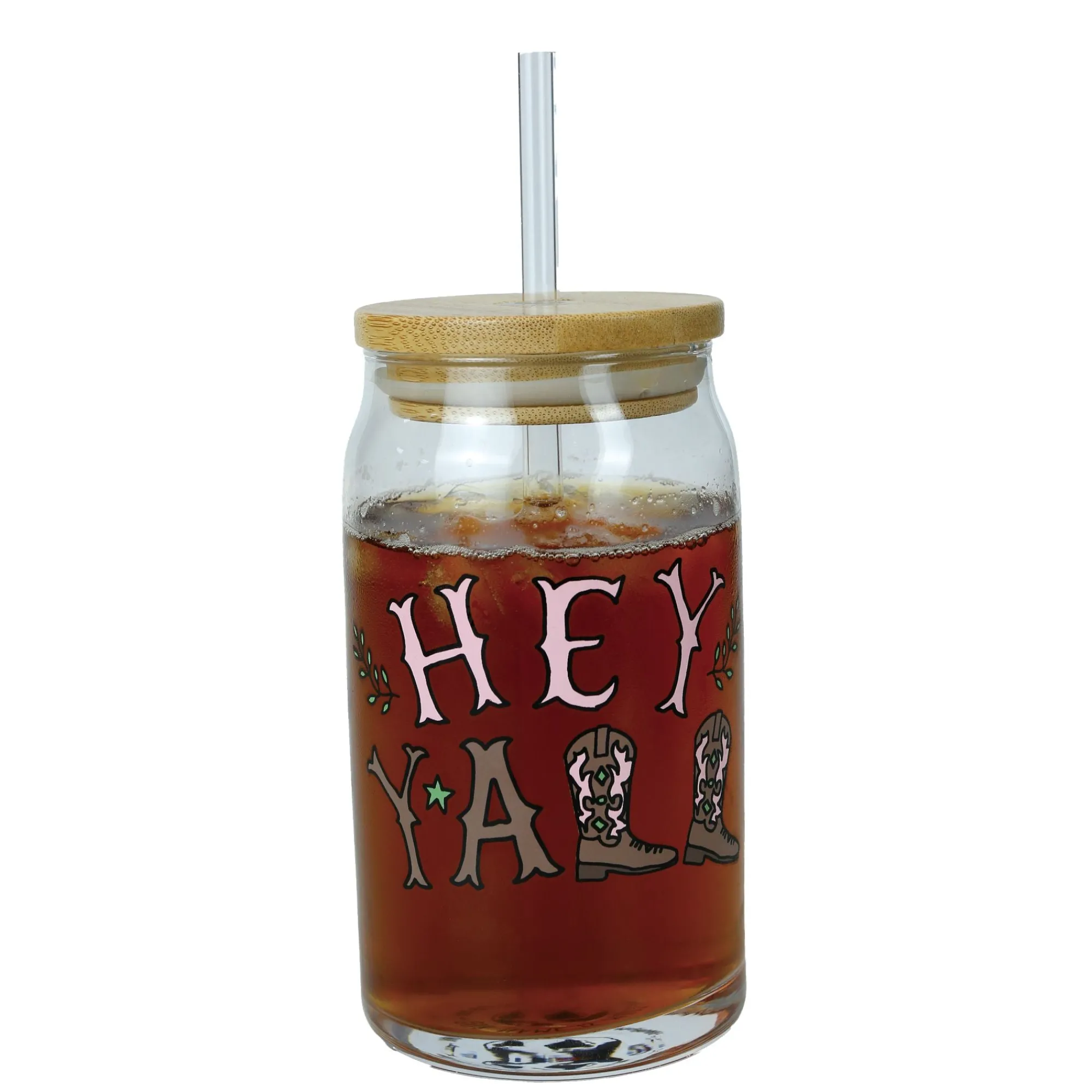 Enesco Gift Drinkware | Hey Y All Latte Glass