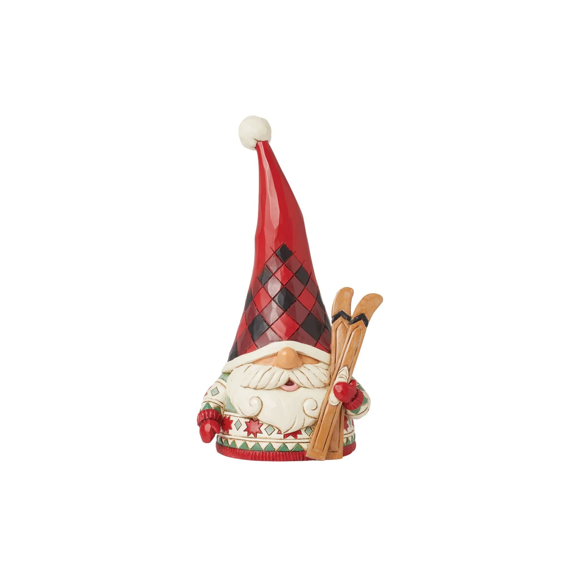 Enesco Gift Figurines | Highland Glen Gnome Skis Fig