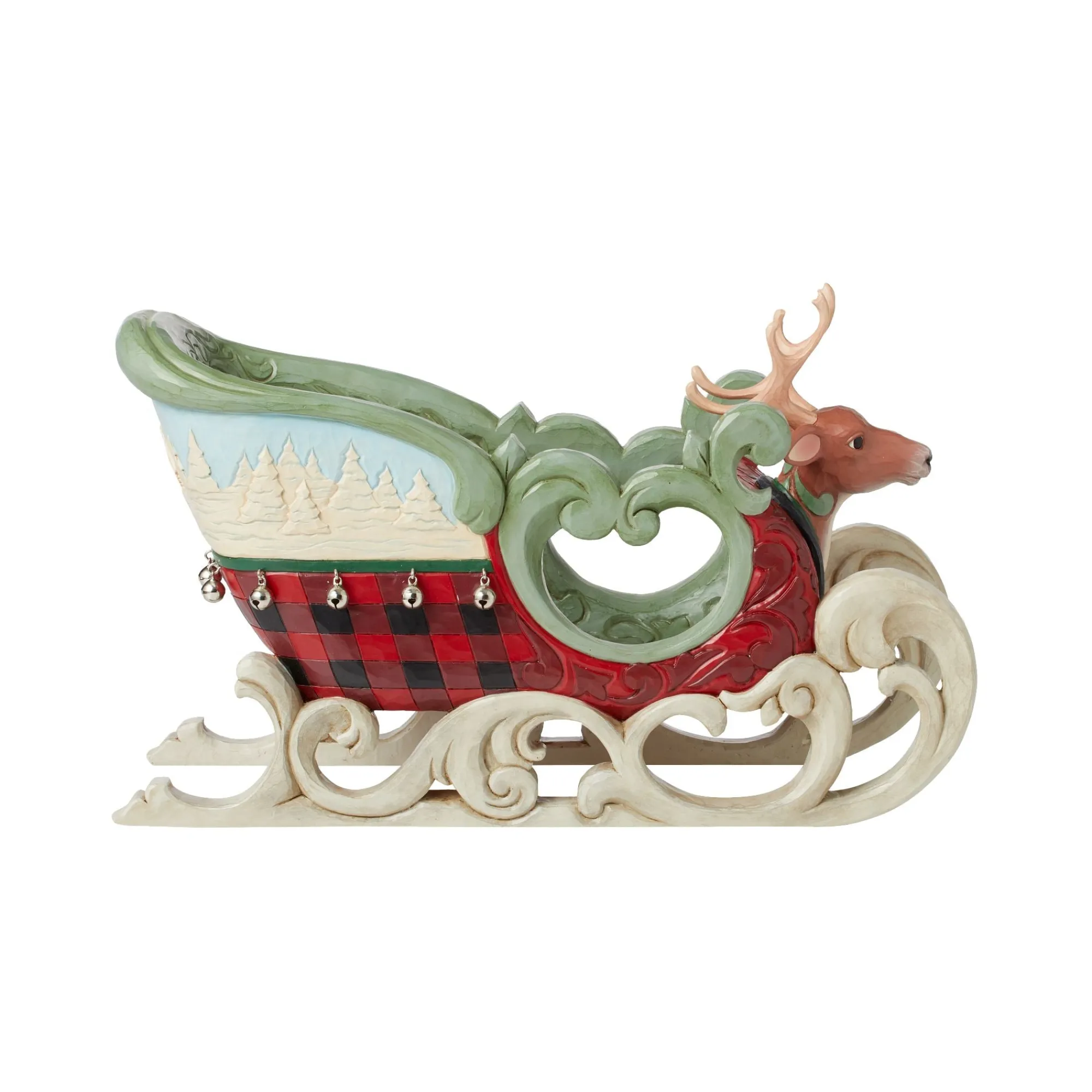 Enesco Gift Figurines | Highland Glen Large Sled Fig