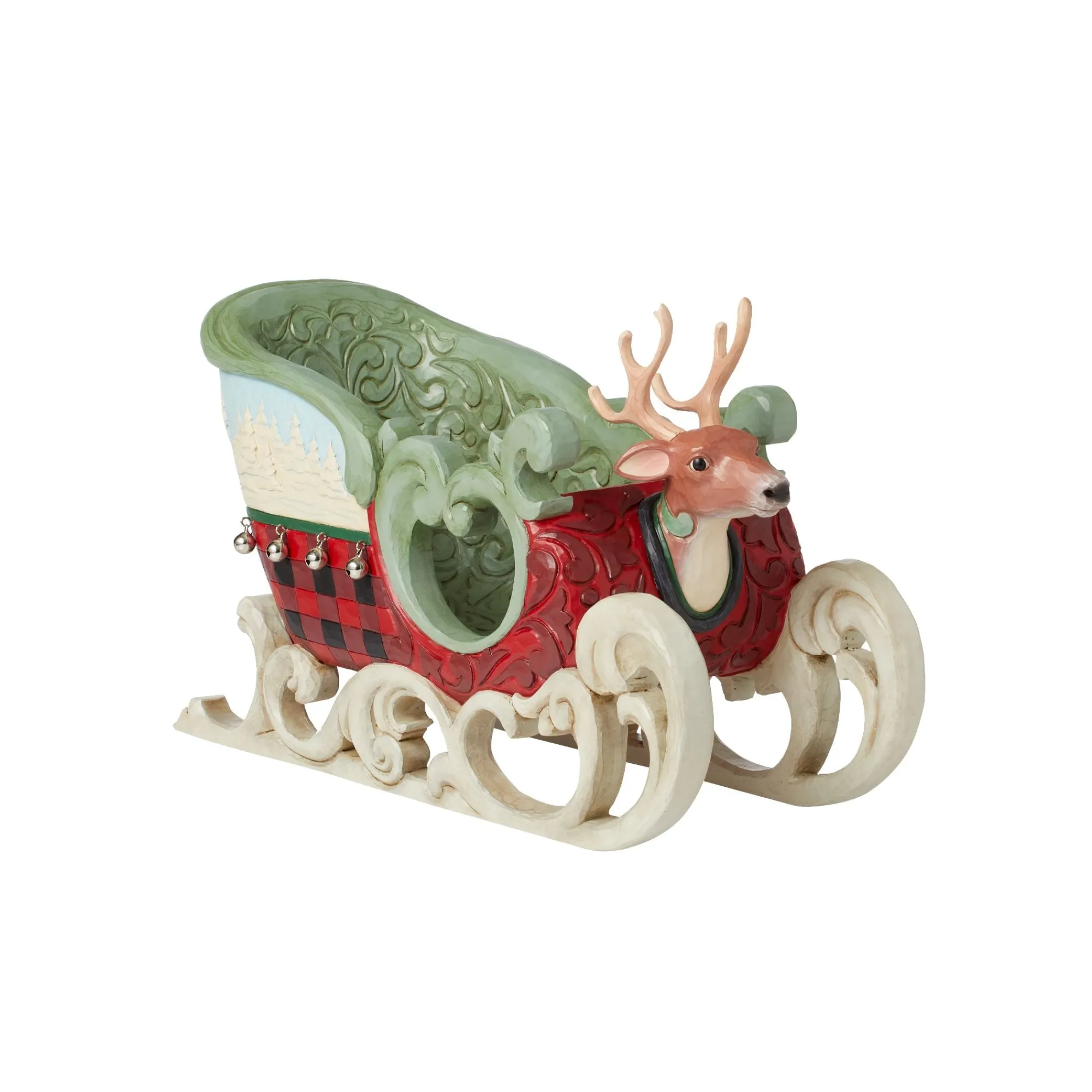 Enesco Gift Figurines | Highland Glen Large Sled Fig