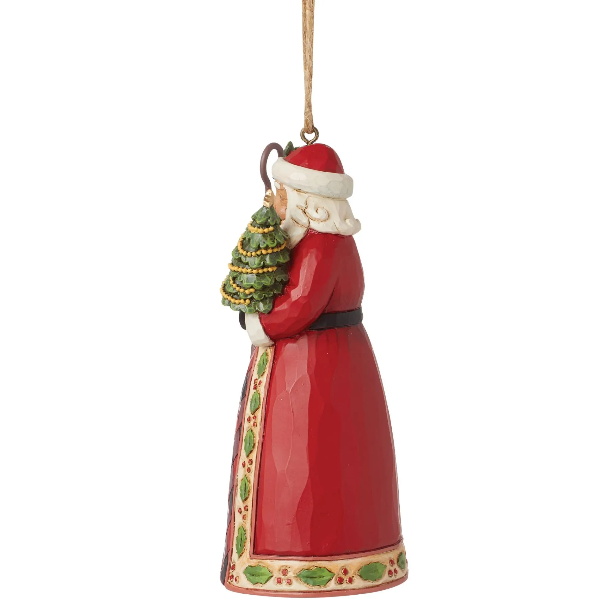 Enesco Gift Ornaments | Santas | Highland Glen Santa Staff Orn