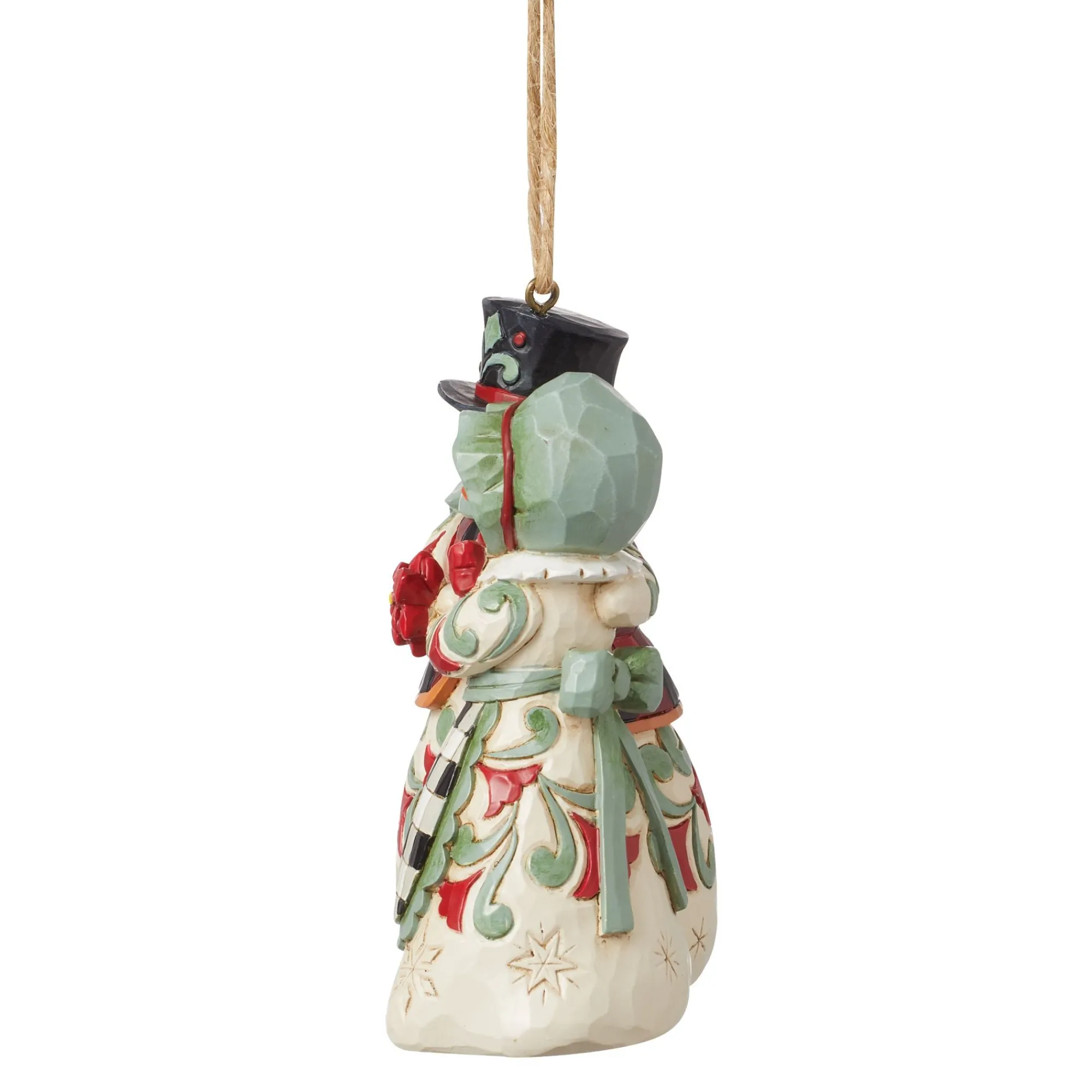 Enesco Gift Ornaments | Snowman | Highland Glen Snwmn Mr&Mrs Orn