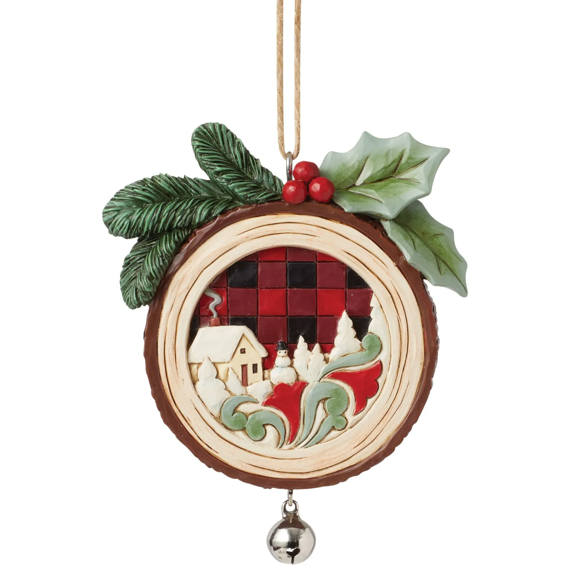 Enesco Gift Ornaments | Highland Glen Wood Ornament