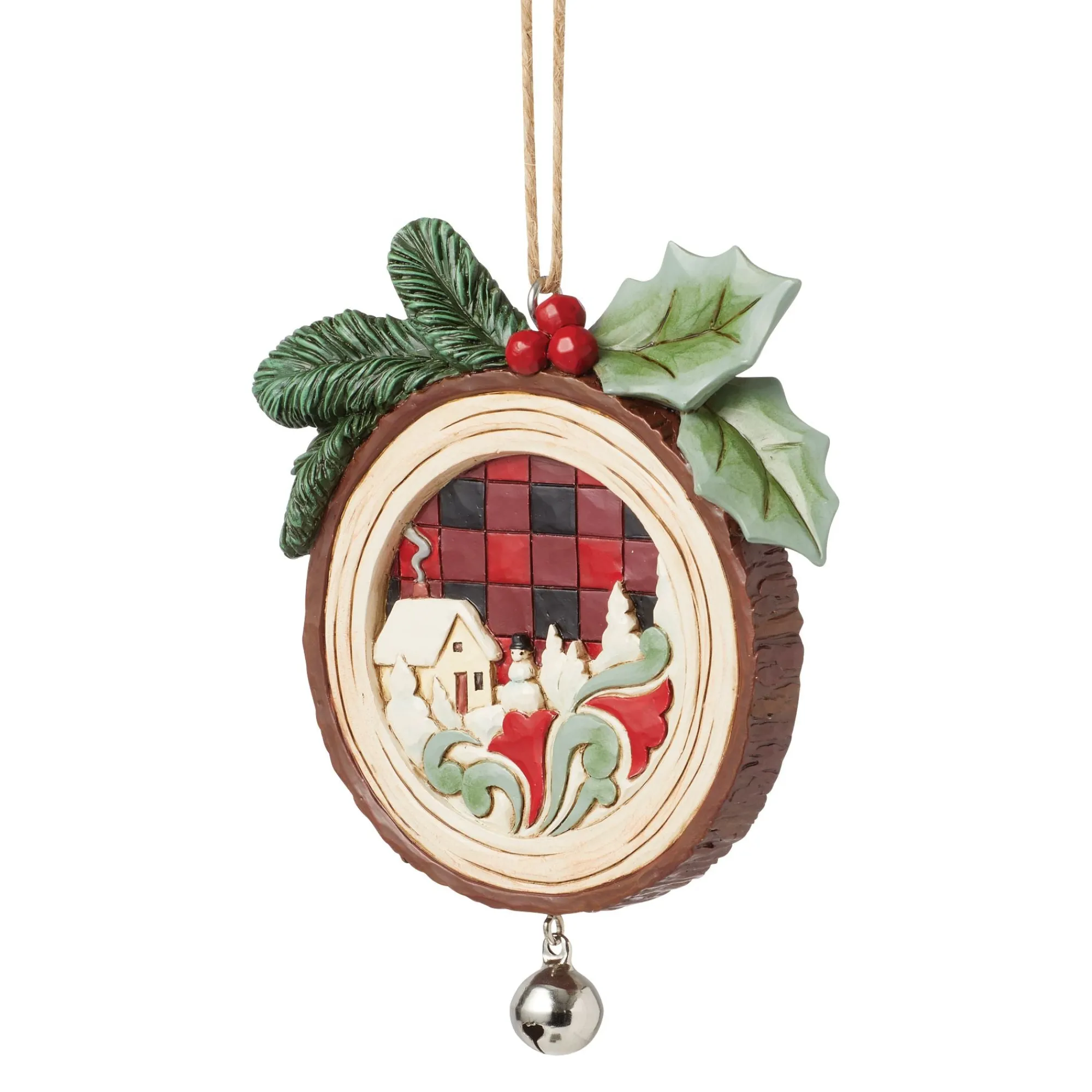 Enesco Gift Ornaments | Highland Glen Wood Ornament