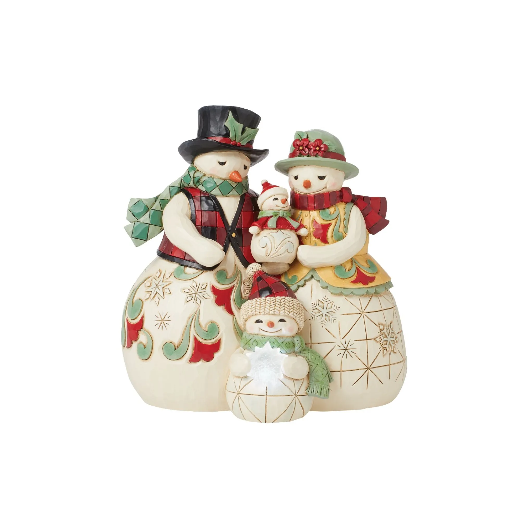 Enesco Gift Figurines | Snowman | Highlnd Gln Snowmen Family Fig