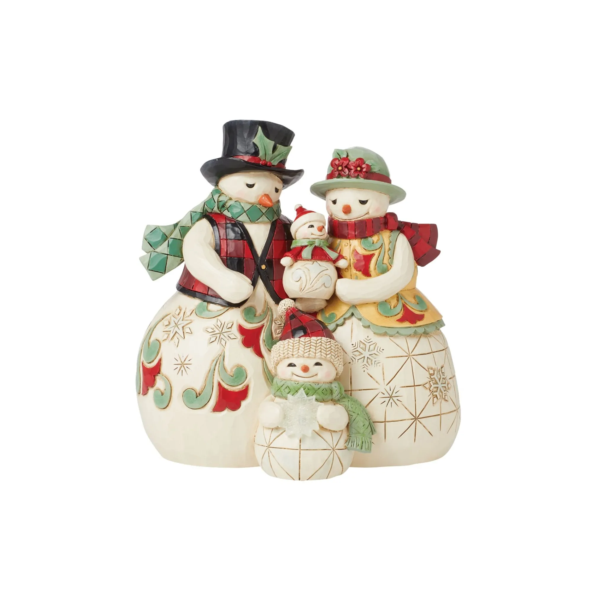 Enesco Gift Figurines | Snowman | Highlnd Gln Snowmen Family Fig