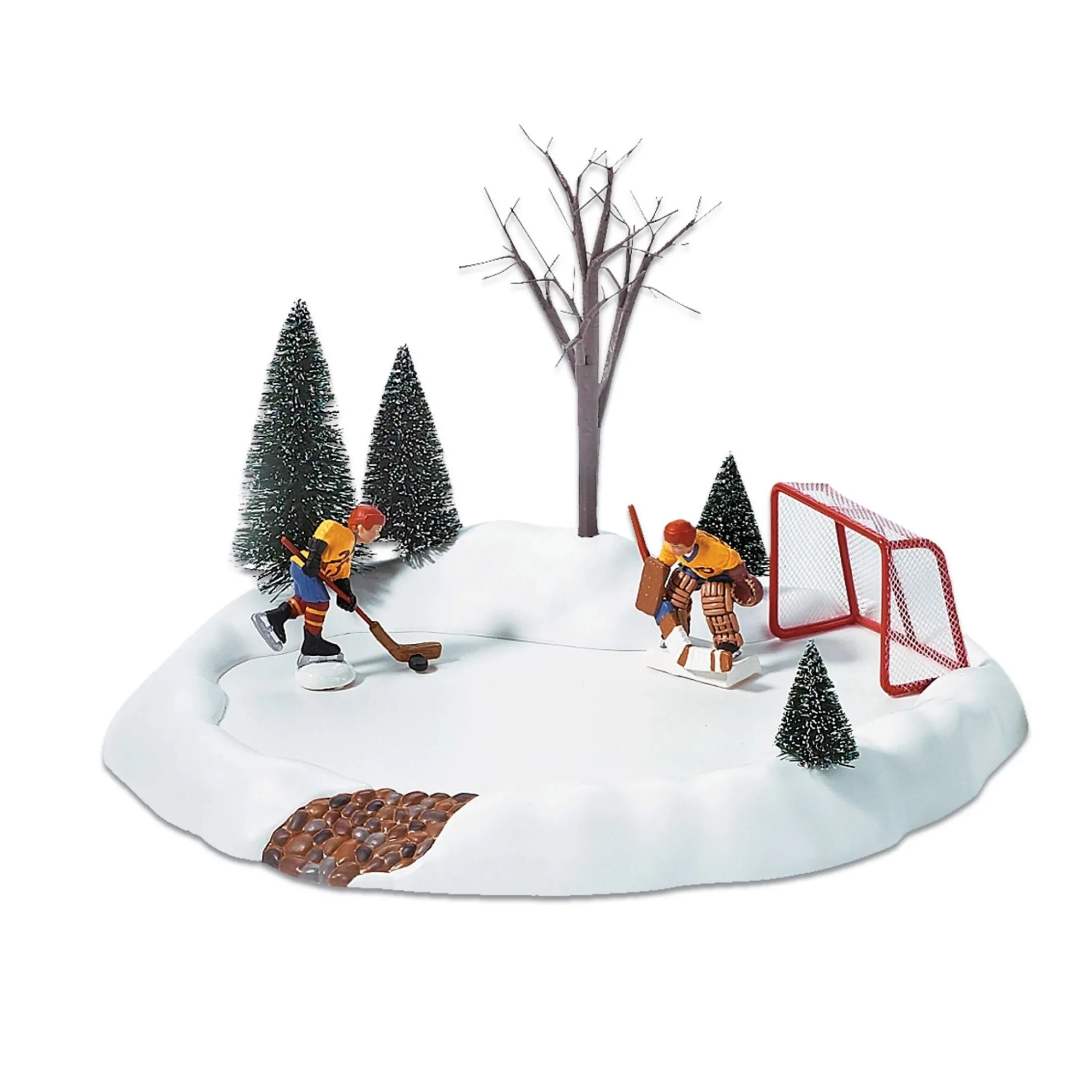 Department 56 Village Parts And Accessories | Hockey Practice Animated