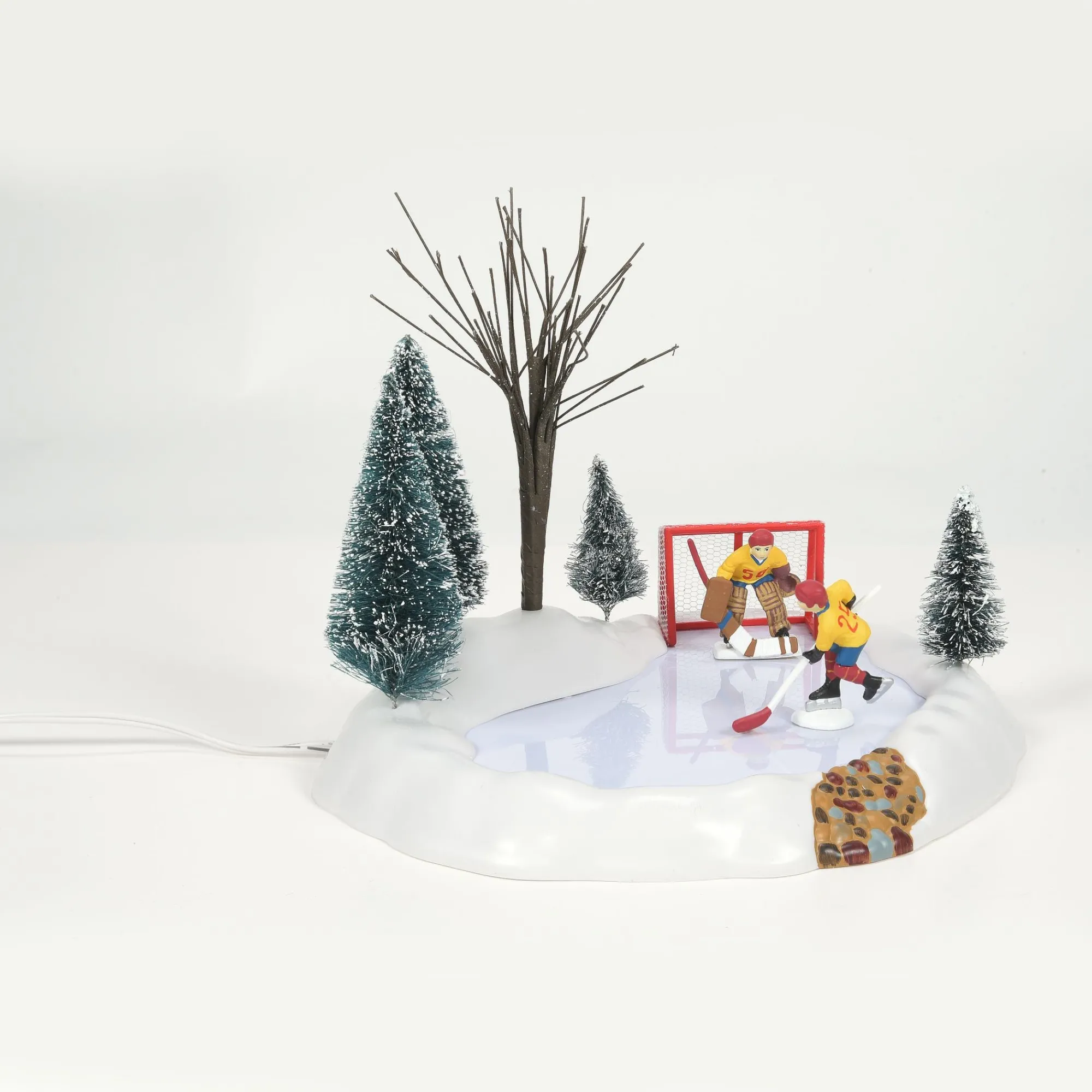 Department 56 Village Parts And Accessories | Hockey Practice Animated