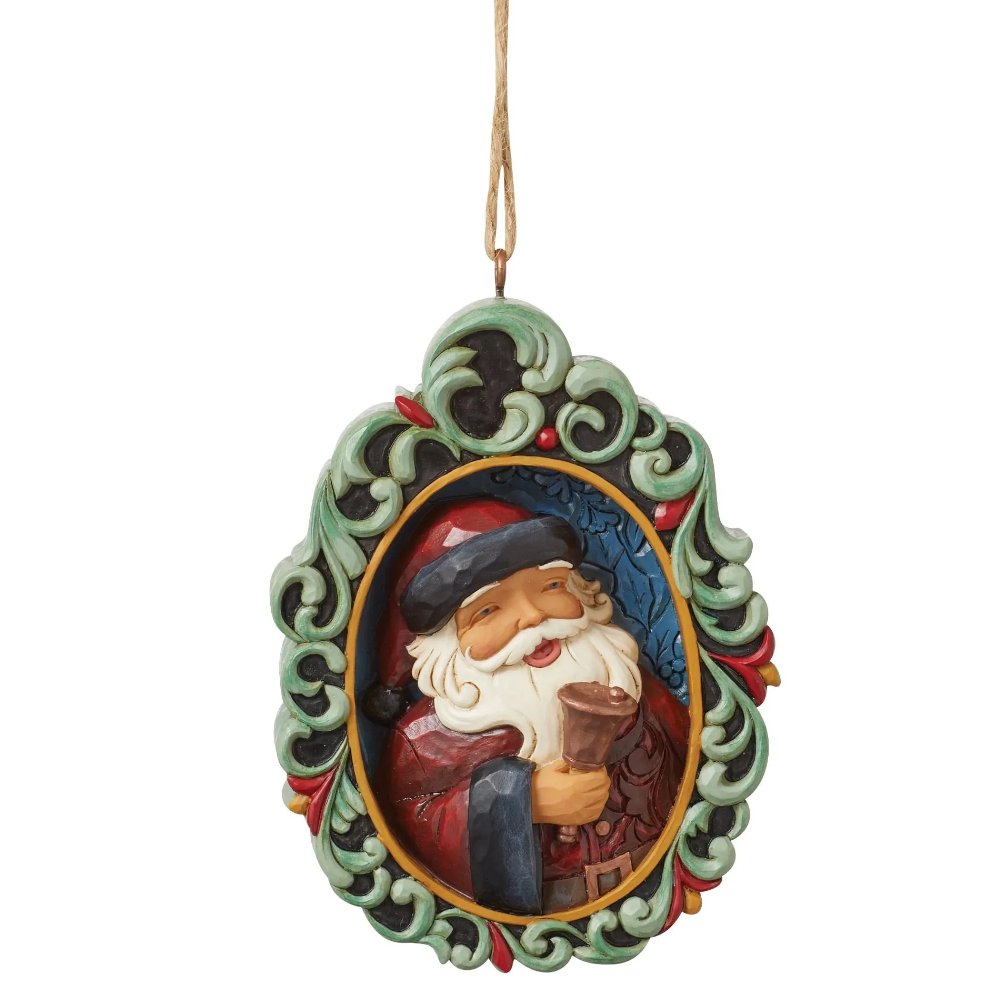 Enesco Gift Ornaments | Santas | Holiday Manor Santa Ornament