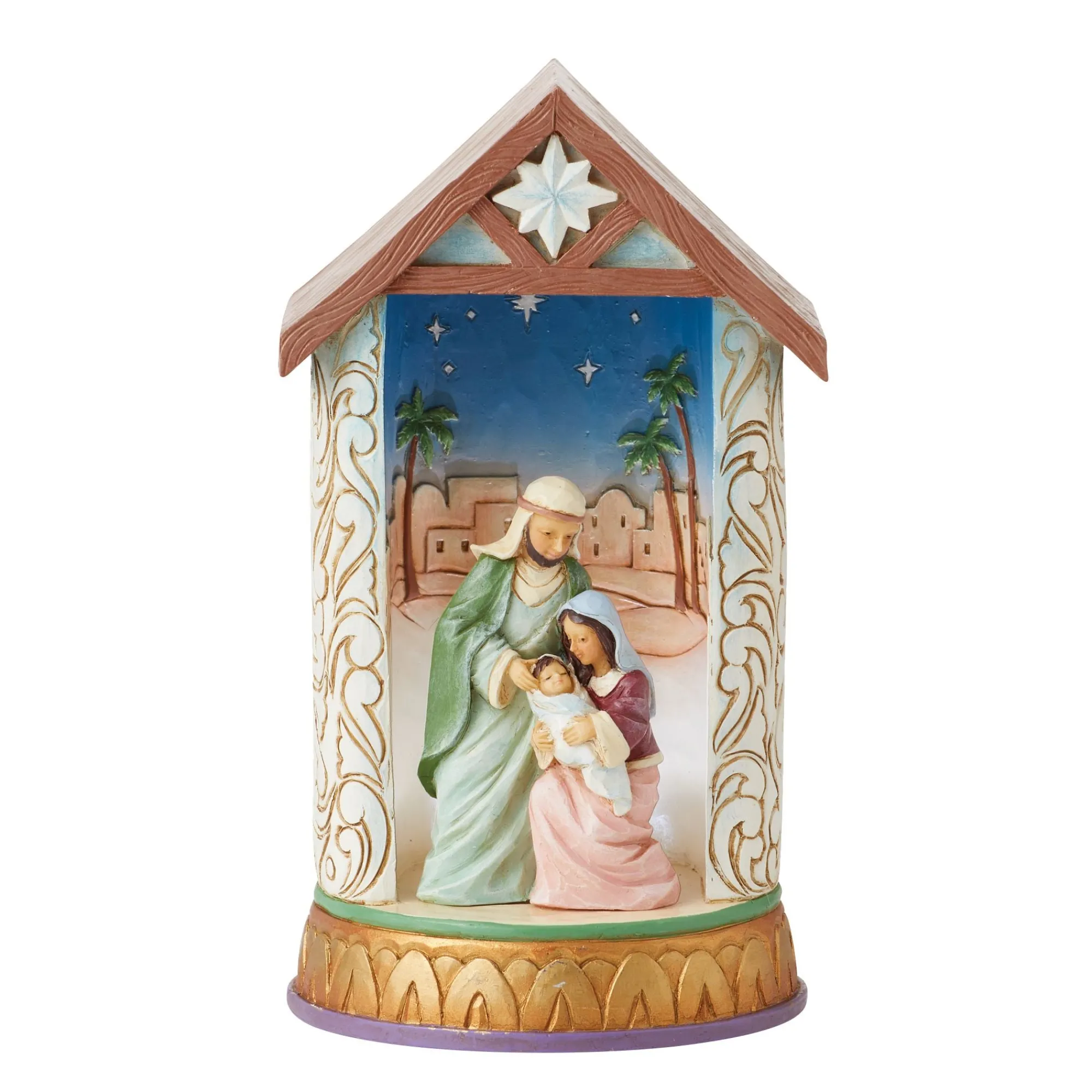 Enesco Gift Figurines | Religious | Holy Family Lighted Diorama