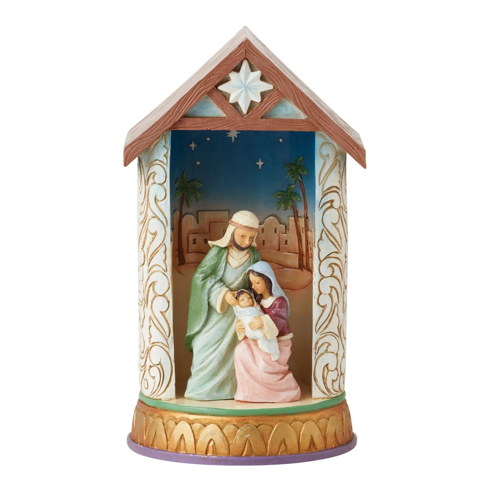 Enesco Gift Figurines | Religious | Holy Family Lighted Diorama