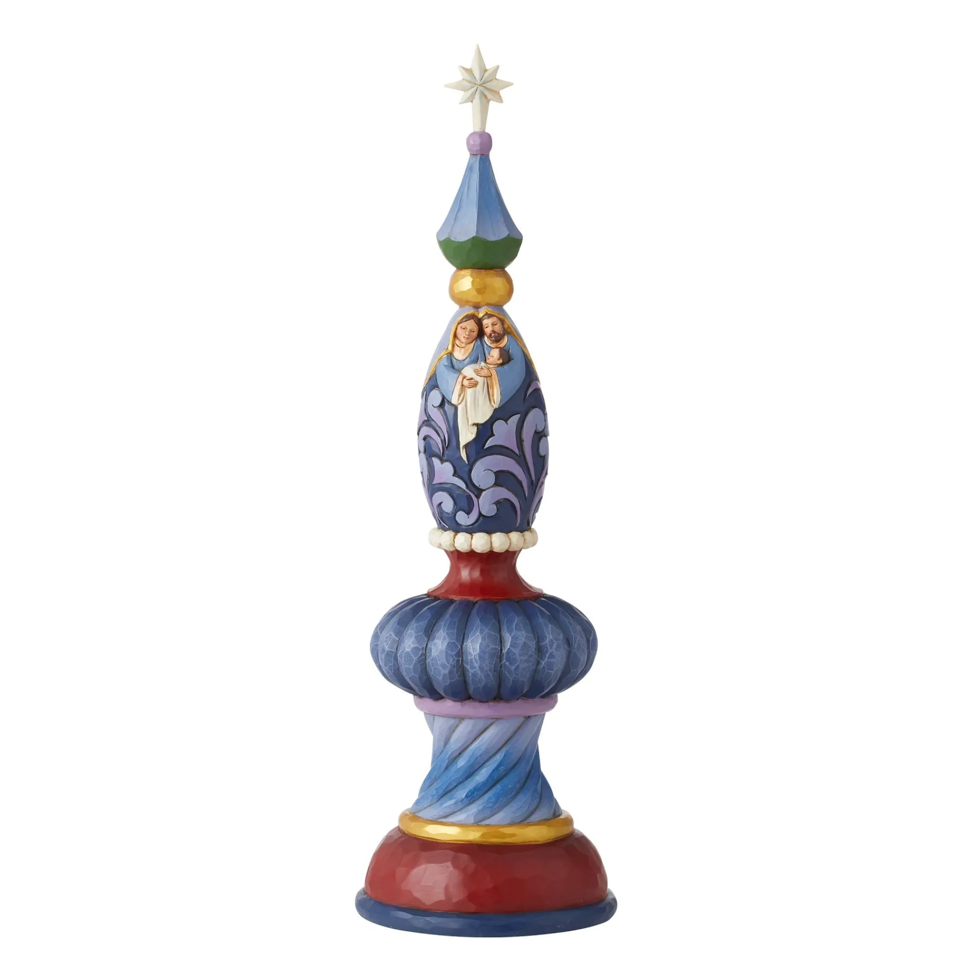 Enesco Gift Figurines | Religious | Holy Family Nativity Finial