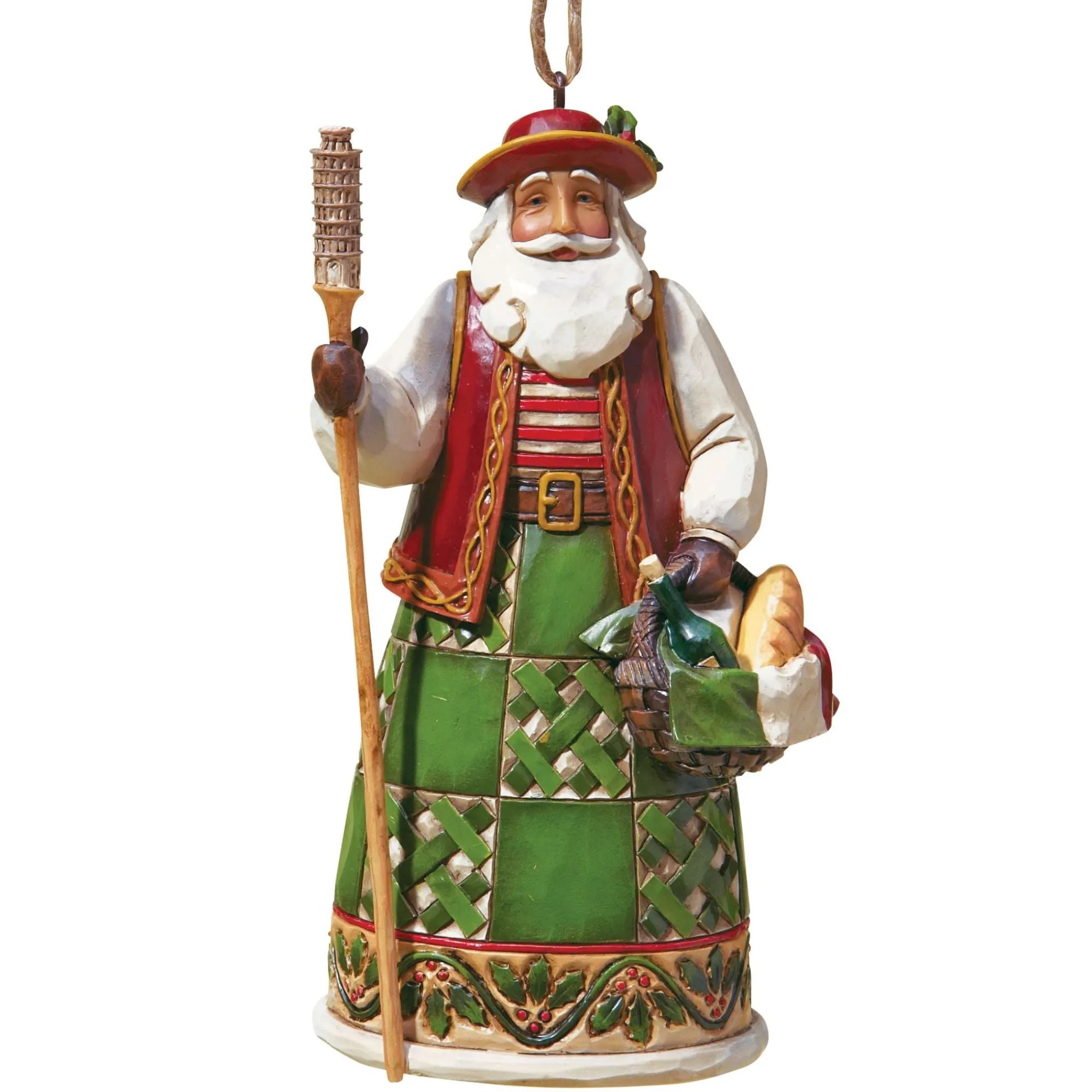 Enesco Gift Ornaments | Santas | Italian Santa Ornament