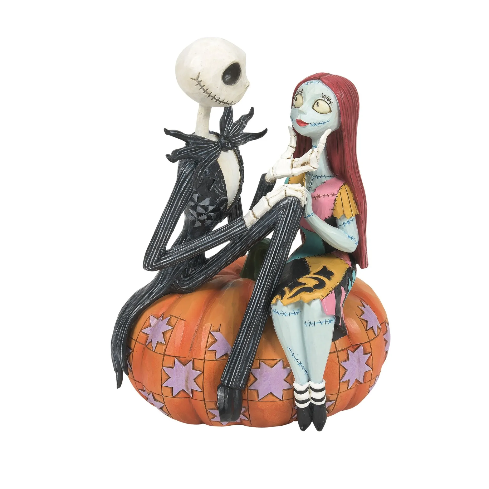 Enesco Gift Figurines | Jack & Sally on Pumpkin